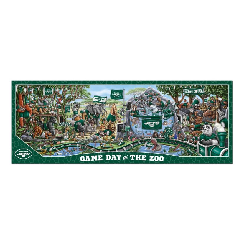 YouTheFan NFL New York Jets Game Day At The Zoo 500pc Puzzle