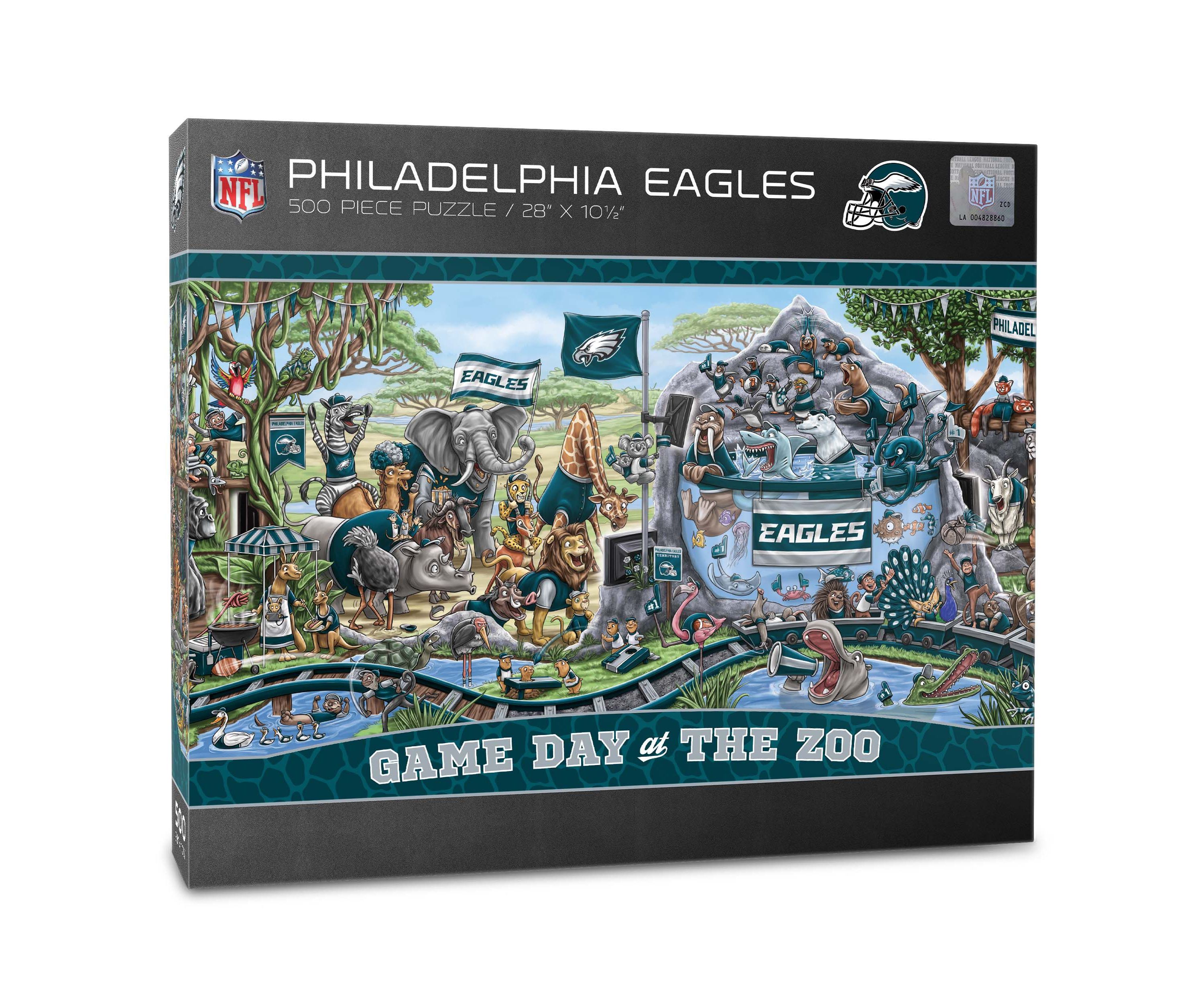 YouTheFan NFL Philadelphia Eagles Game Day At The Zoo 500pc Puzzle