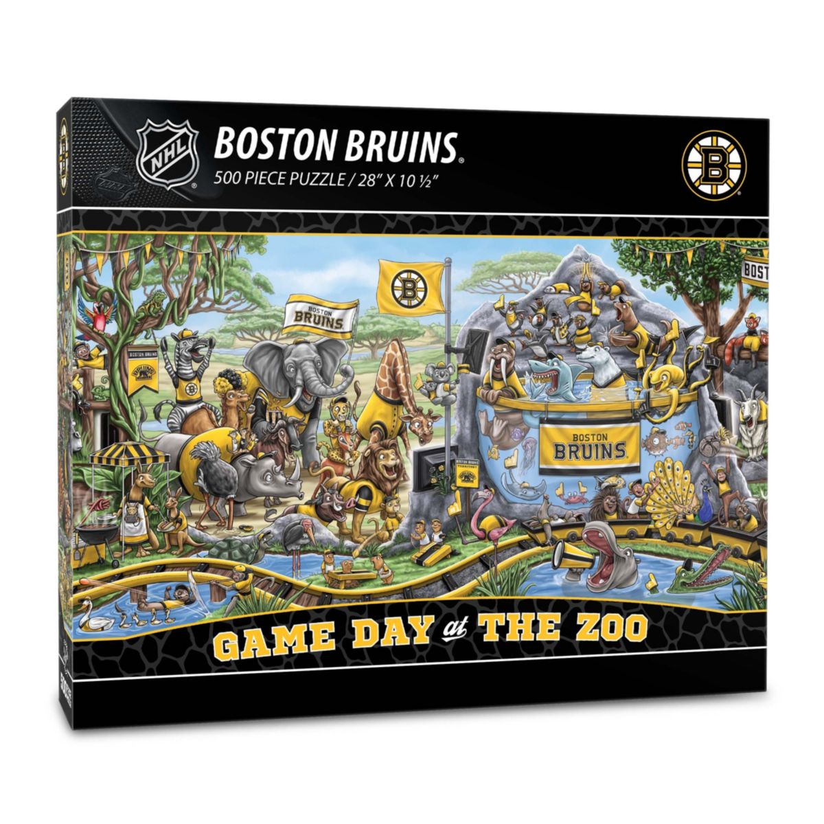 YouTheFan NHL Boston Bruins Game Day At The Zoo 500pc Puzzle