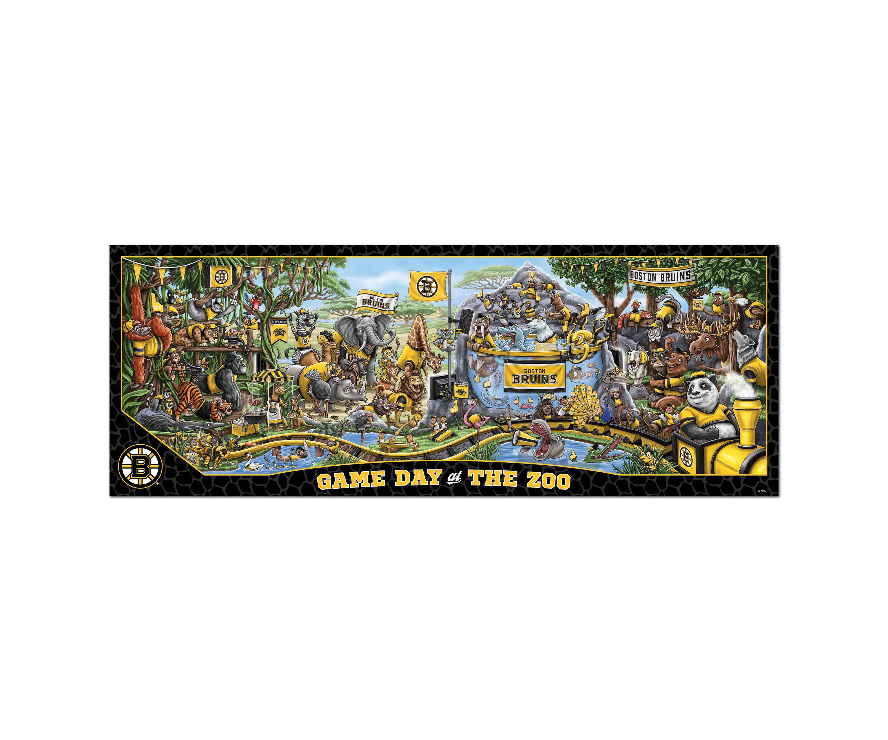 YouTheFan NHL Boston Bruins Game Day At The Zoo 500pc Puzzle