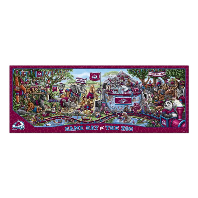 YouTheFan NHL Colorado Avalanche Game Day At The Zoo 500pc Puzzle