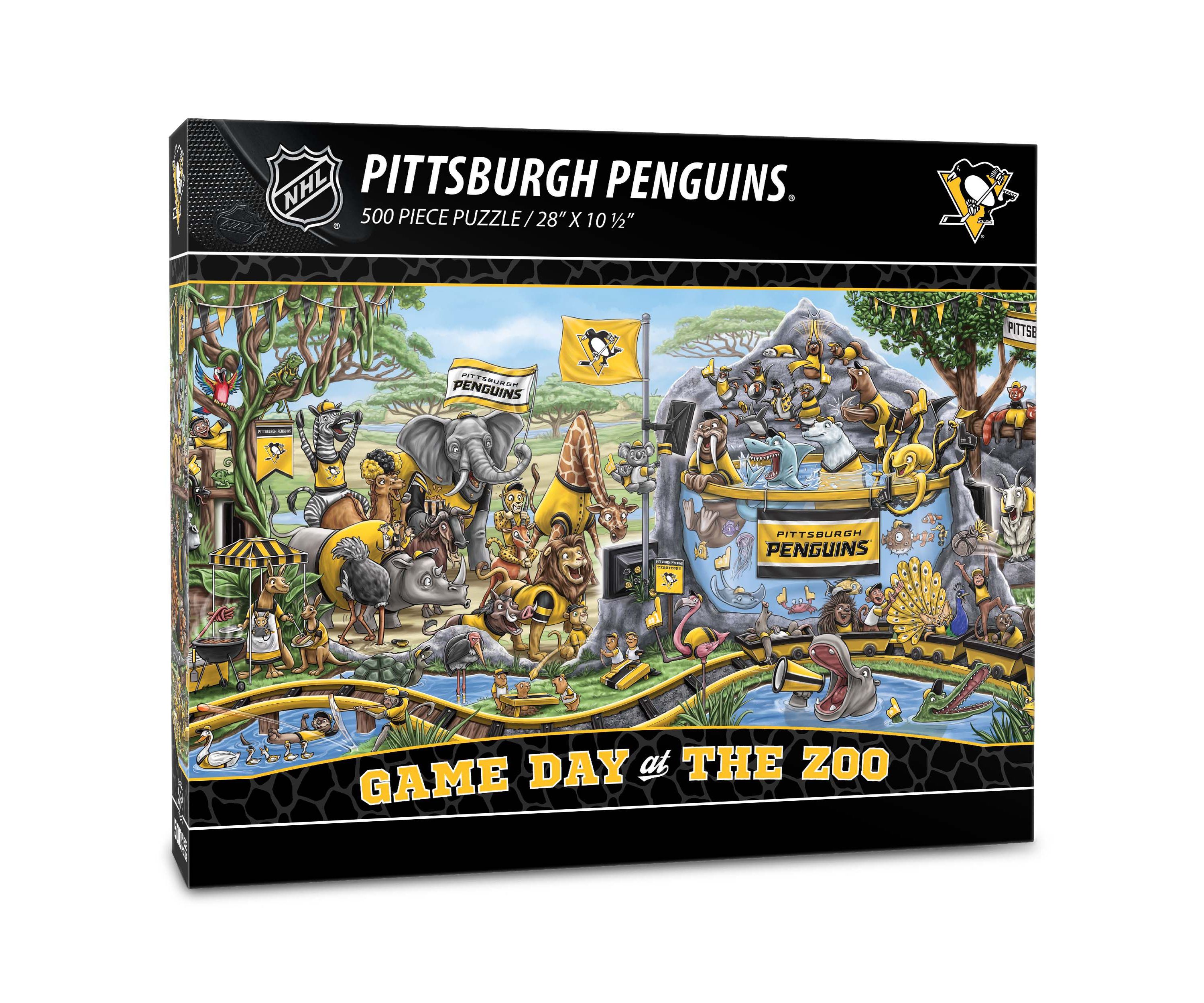 YouTheFan NHL Pittsburgh Penguins Game Day At The Zoo 500pc Puzzle