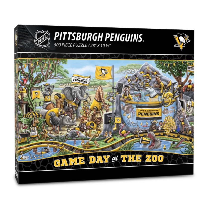 YouTheFan NHL Pittsburgh Penguins Game Day At The Zoo 500pc Puzzle
