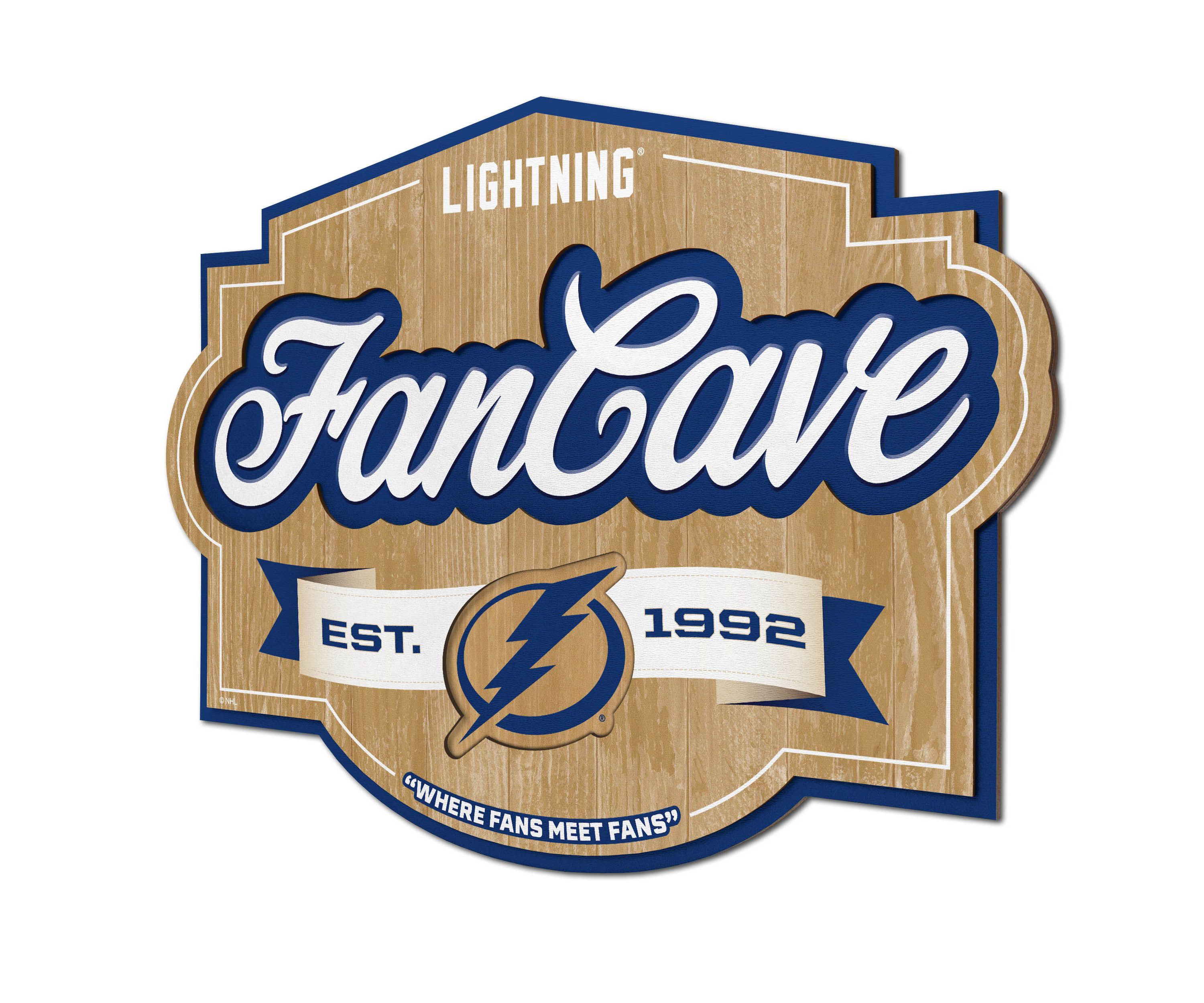 YouTheFan NHL Tampa Bay Lightning Fan Cave Sign