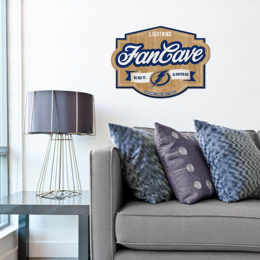 YouTheFan NHL Tampa Bay Lightning Fan Cave Sign
