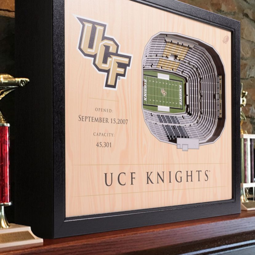 YouTheFan NCAA Central Florida Knights 25-Layer StadiumViews 3D Wall Art - Spectrum Stadium