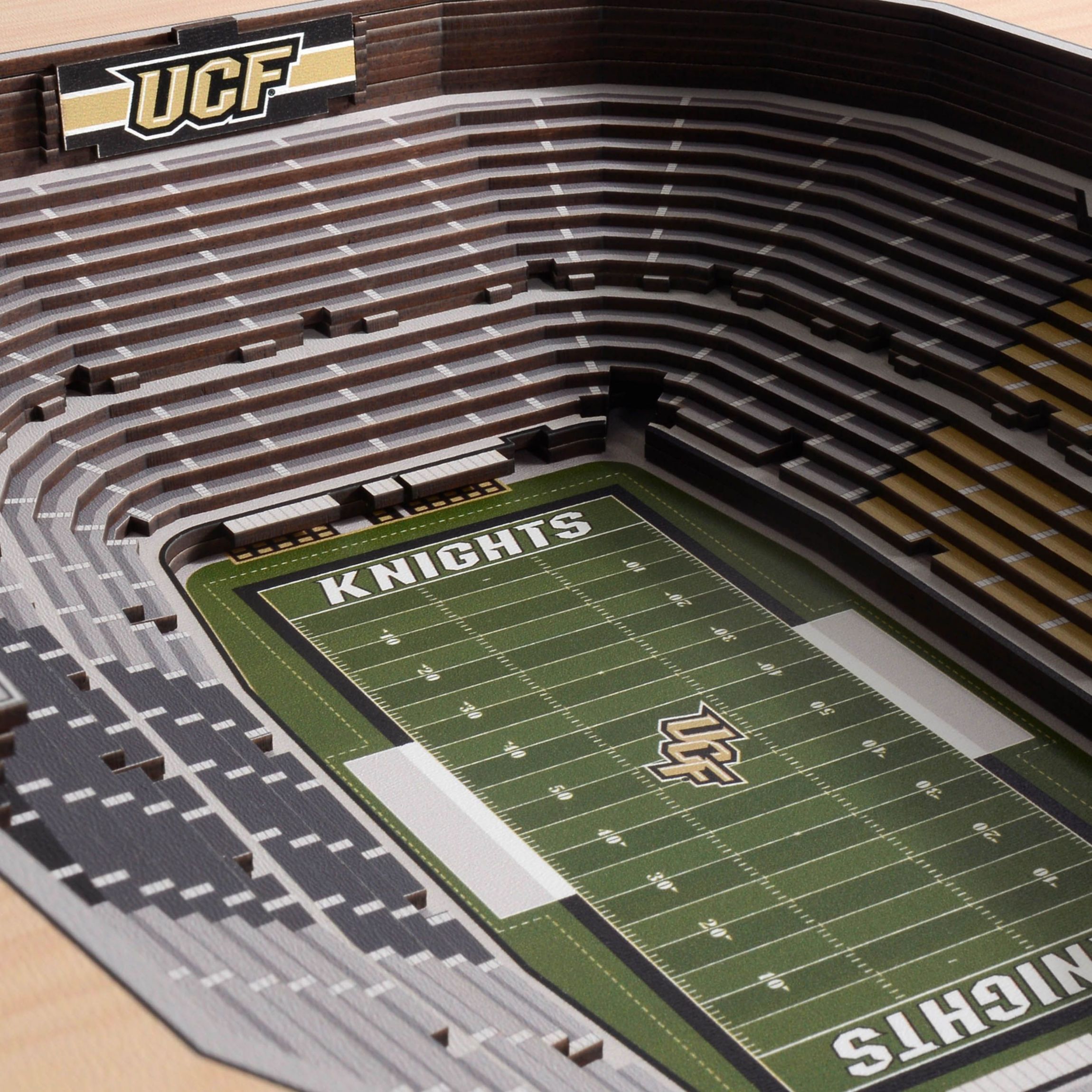 YouTheFan NCAA Central Florida Knights 25-Layer StadiumViews 3D Wall Art - Spectrum Stadium