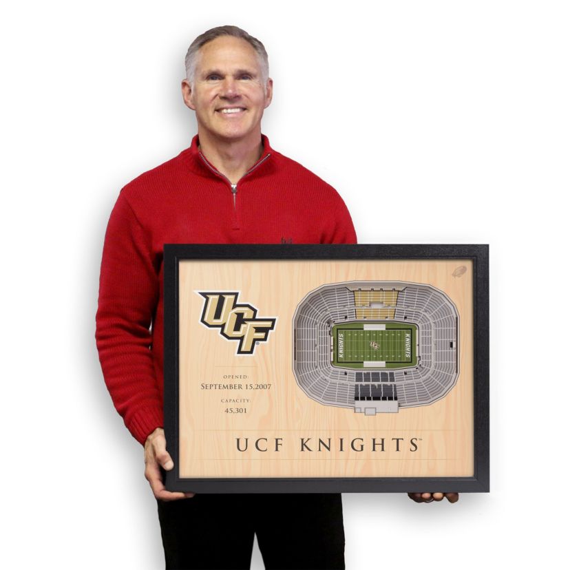 YouTheFan NCAA Central Florida Knights 25-Layer StadiumViews 3D Wall Art - Spectrum Stadium