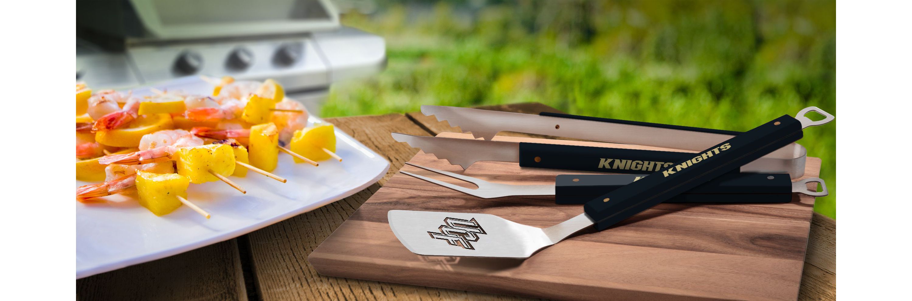 YouTheFan NCAA Central Florida Knights Spirit Series 3-Piece BBQ Set