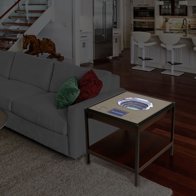 Tampa Bay Buccaneers YouTheFan NFL Los Angeles Rams 25-Layer StadiumViews Lighted End Table - SoFi Stadium