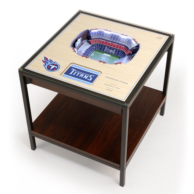 YouTheFan NFL Tennessee Titans 25-Layer StadiumViews Lighted End Table - Nissan Stadium