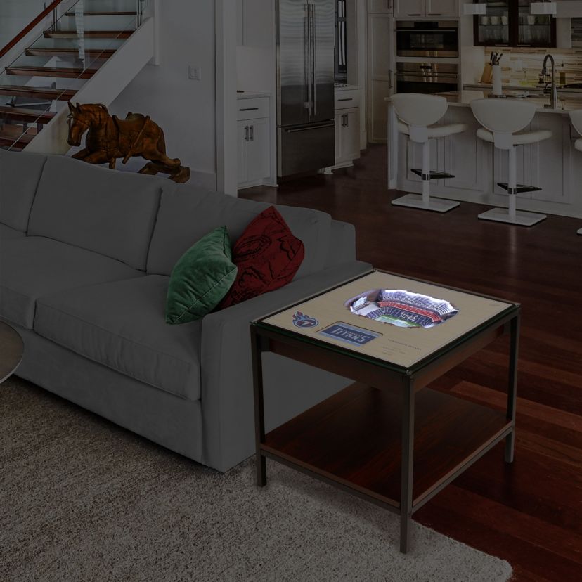 YouTheFan NFL Tennessee Titans 25-Layer StadiumViews Lighted End Table - Nissan Stadium