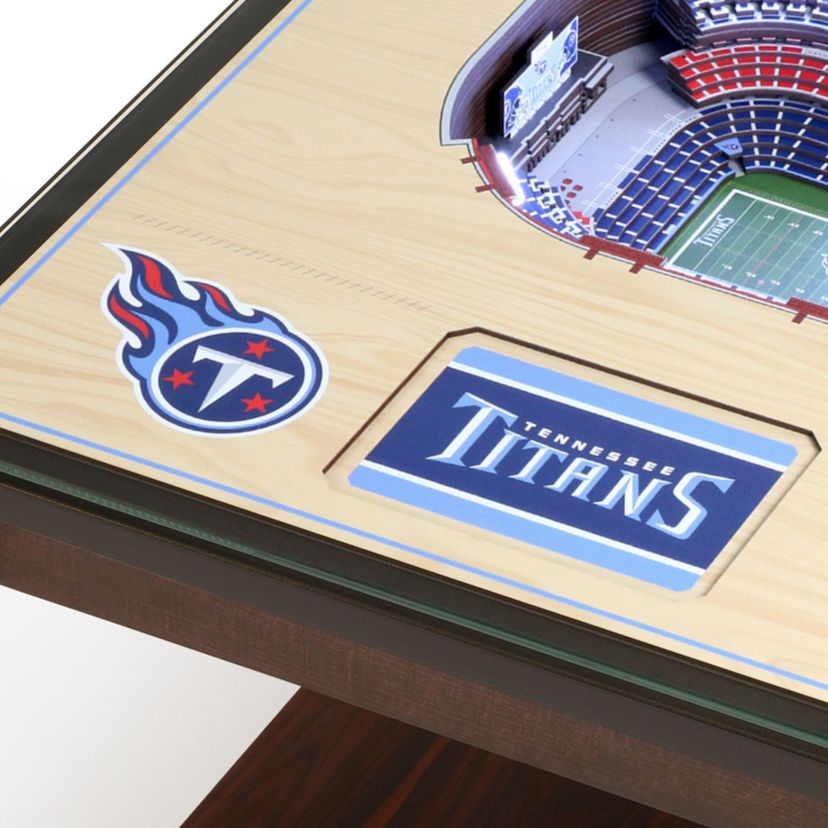 YouTheFan NFL Tennessee Titans 25-Layer StadiumViews Lighted End Table - Nissan Stadium