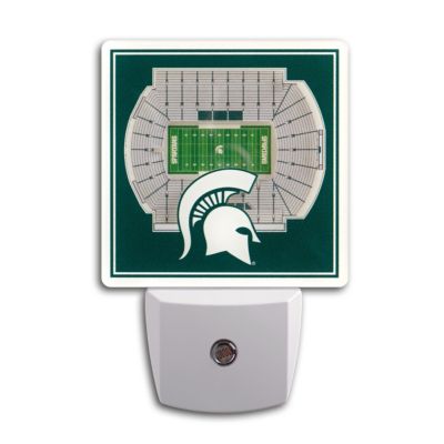 YouTheFan NCAA Michigan State Spartans StadiumView Nite Light