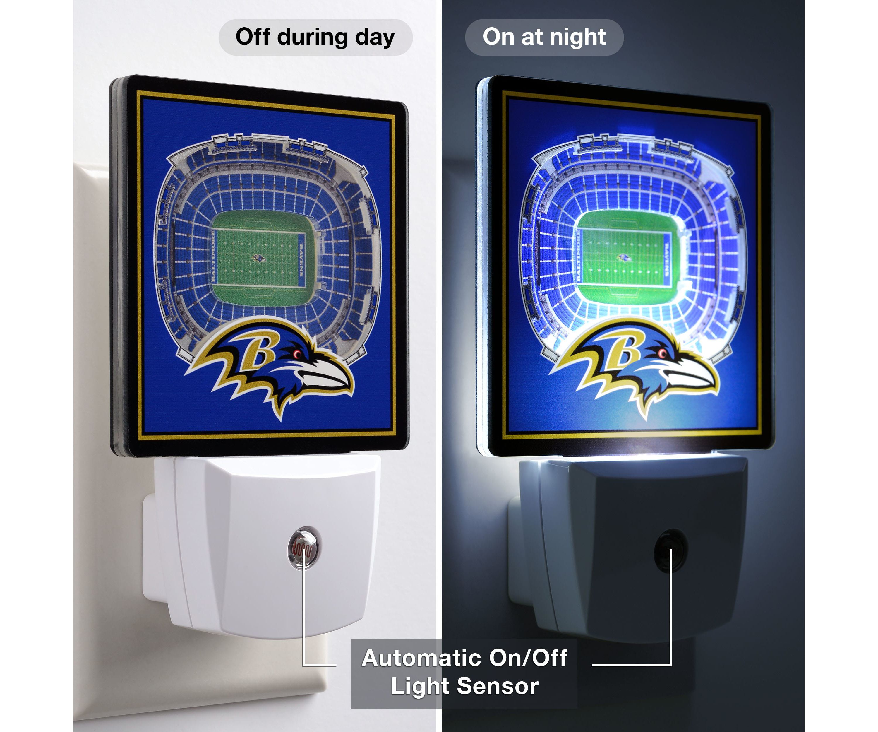 YouTheFan NFL Buffalo Bills Logo Series Nite Light
