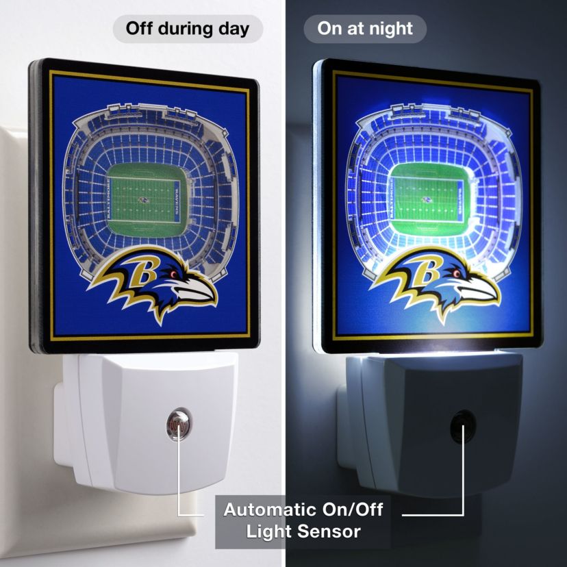 YouTheFan NFL Buffalo Bills Logo Series Nite Light