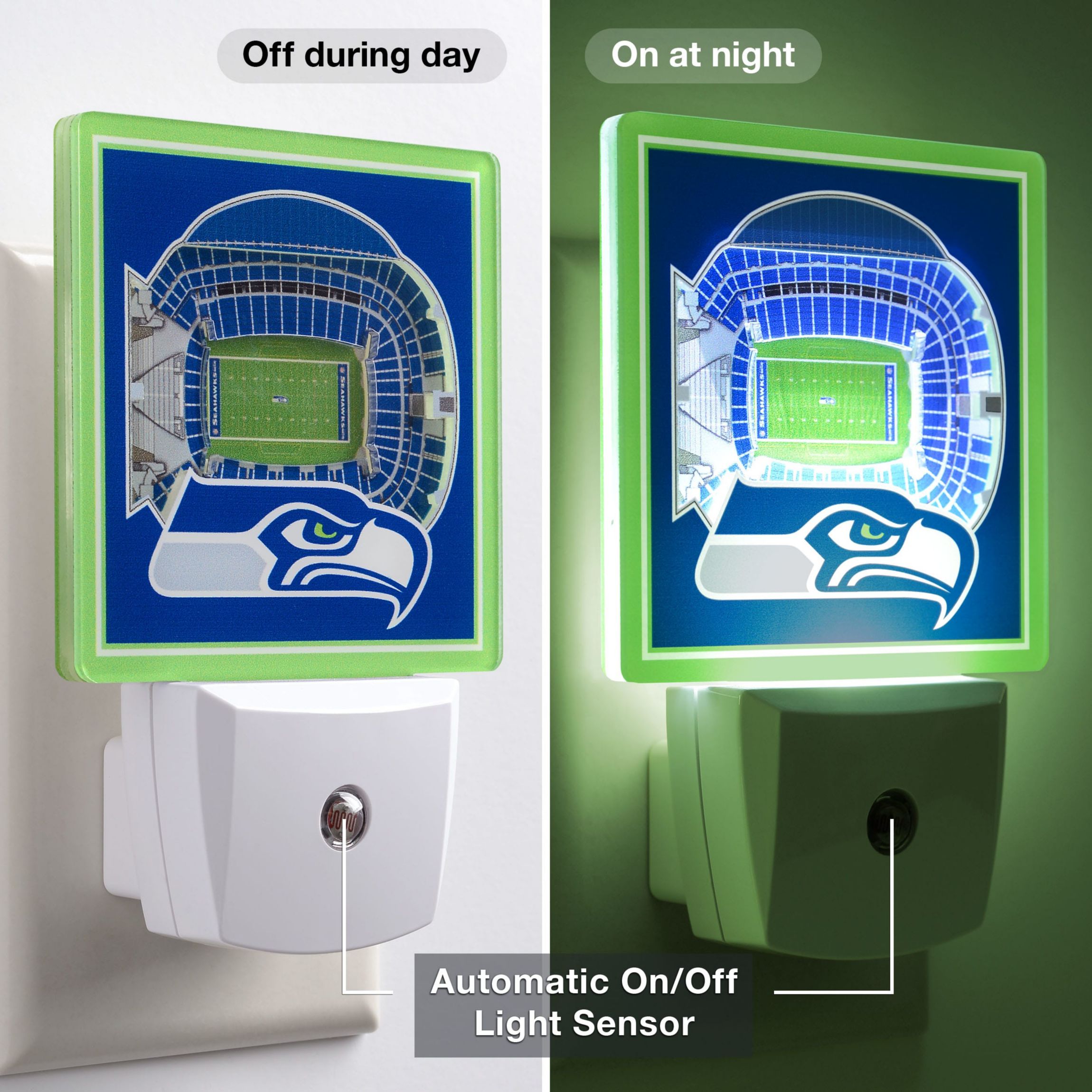 YouTheFan NFL New England Patriots Logo Series Nite Light