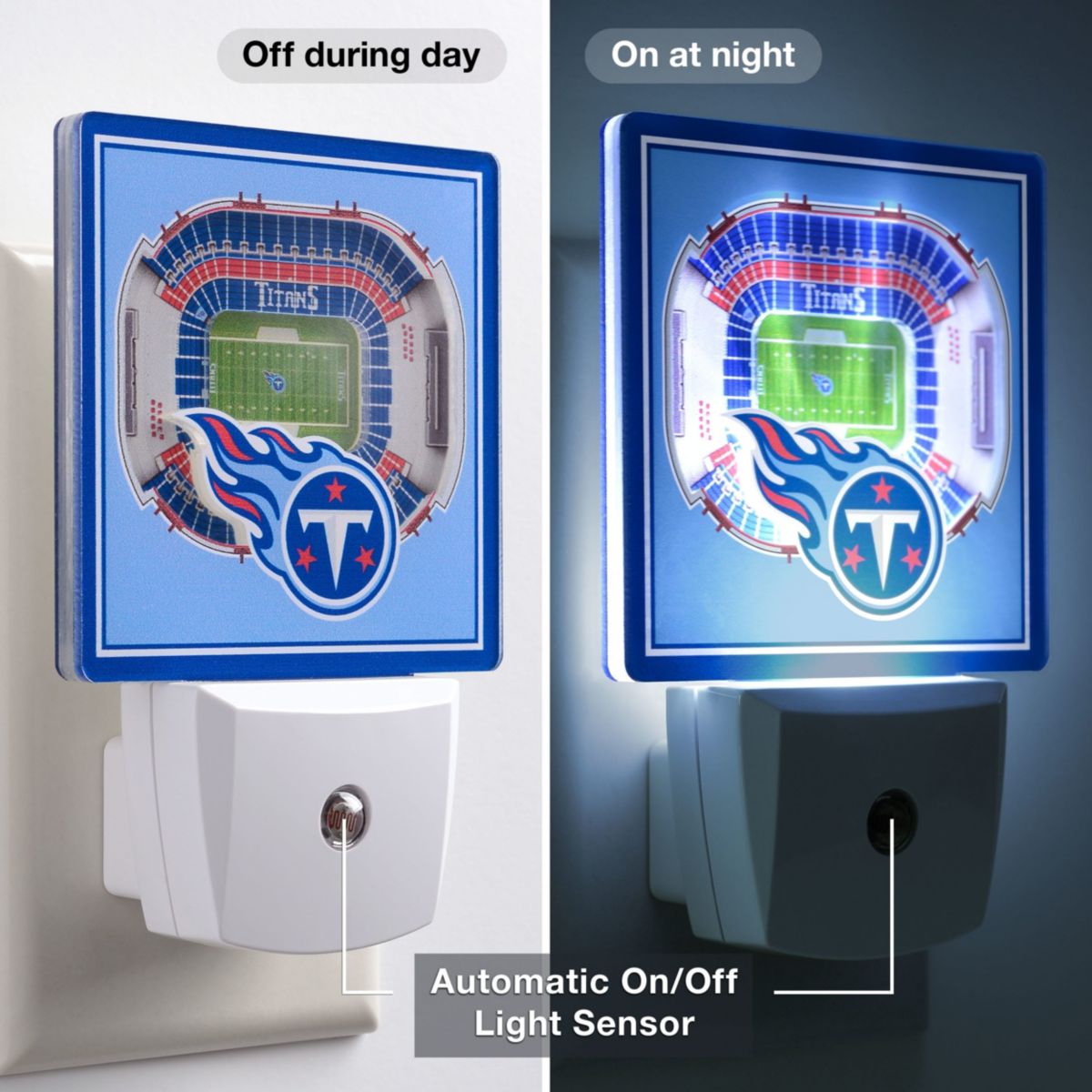 YouTheFan NFL Pittsburgh Steelers Logo Series Nite Light