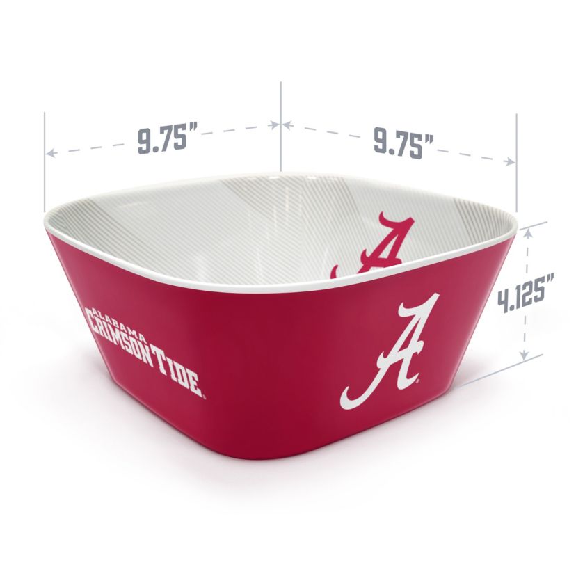 YouTheFan NCAA Alabama Crimson Tide Large Party Bowl