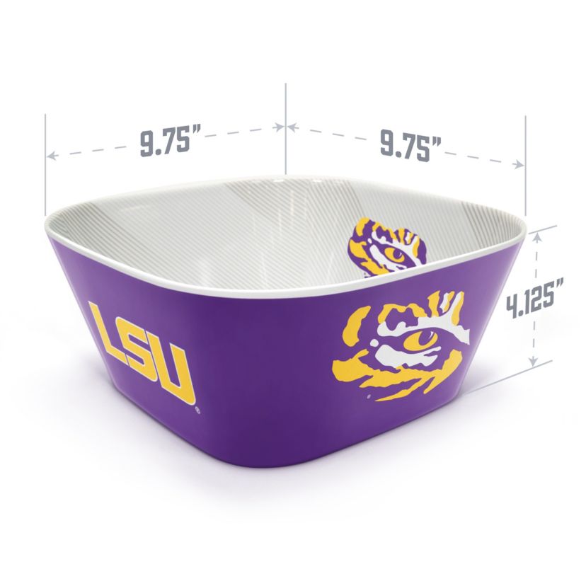 YouTheFan NCAA LSU Tigers Large Party Bowl