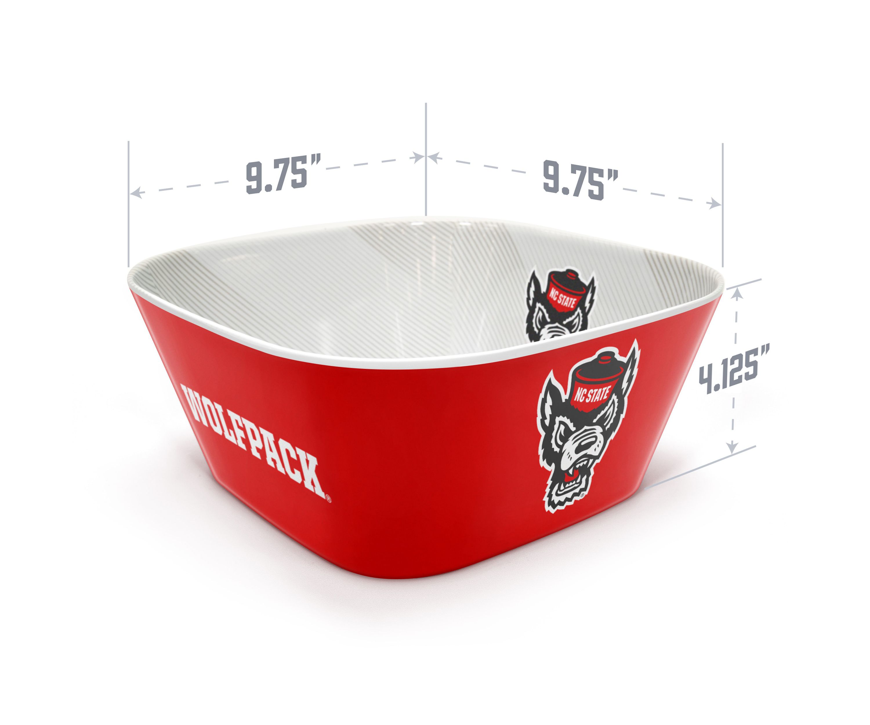 YouTheFan NCAA NC State Wolfpack Large Party Bowl
