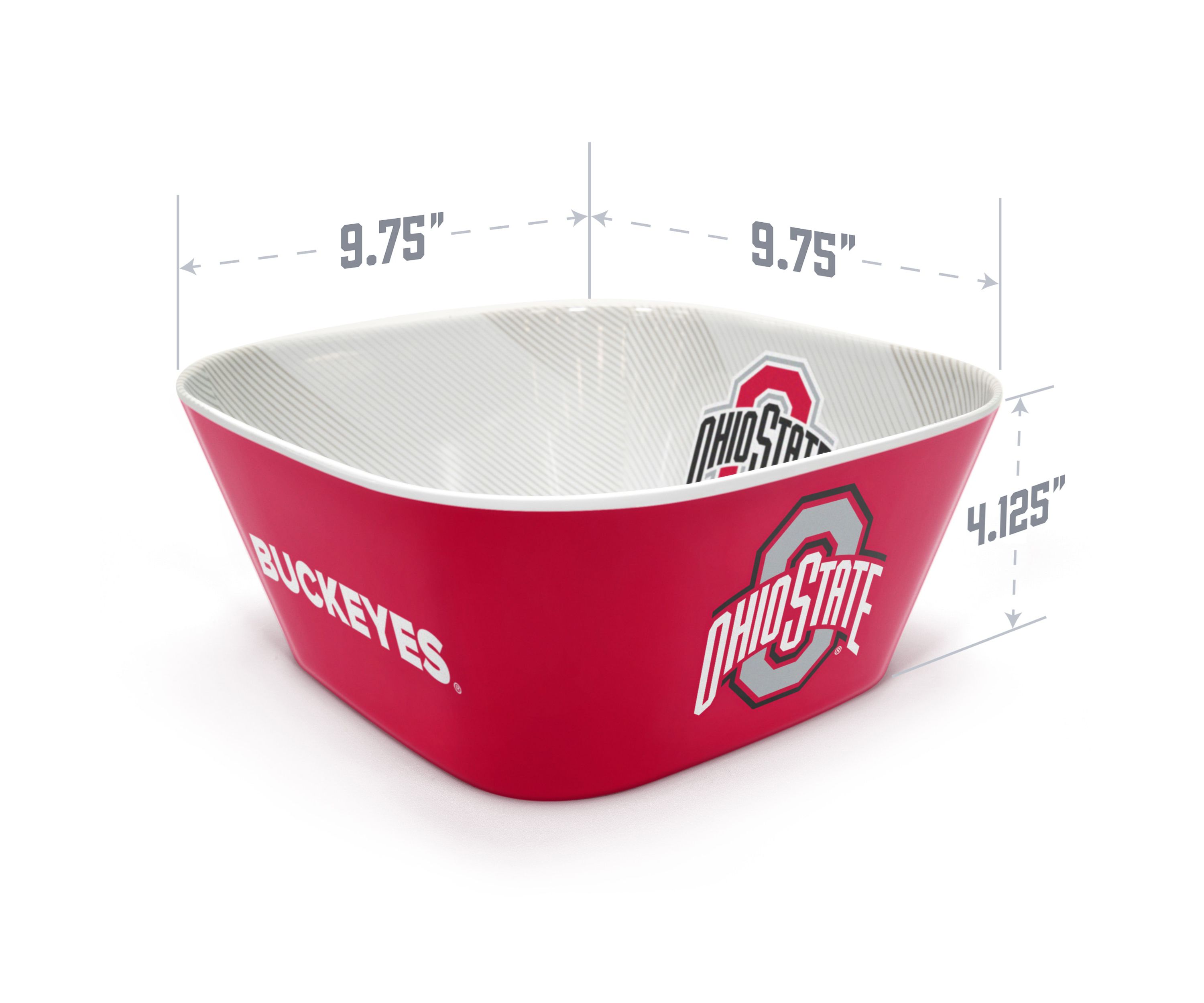 YouTheFan NCAA Ohio State Buckeyes Large Party Bowl