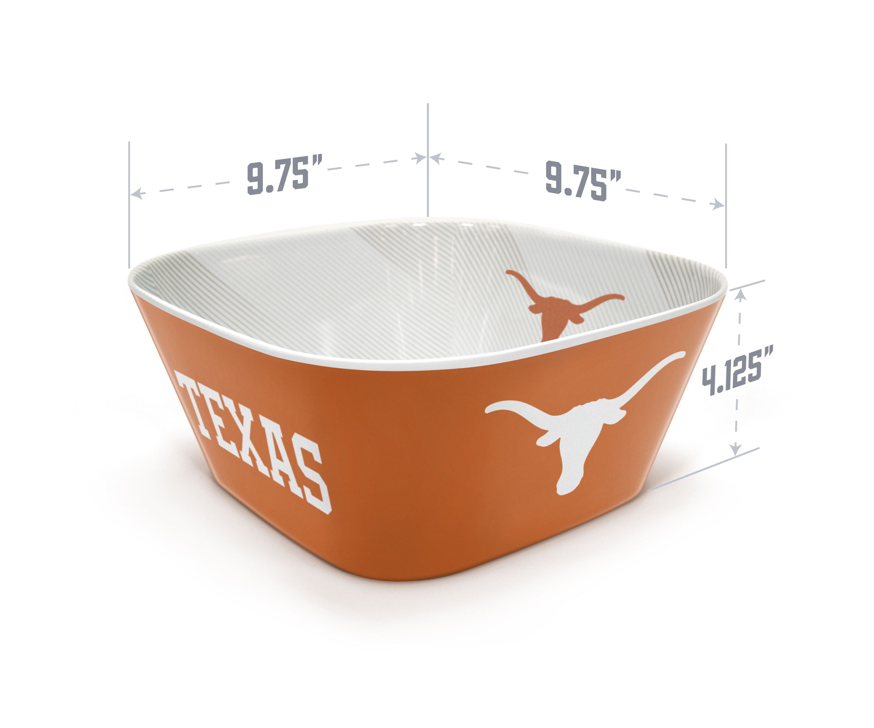 YouTheFan NCAA Texas Longhorns Large Party Bowl