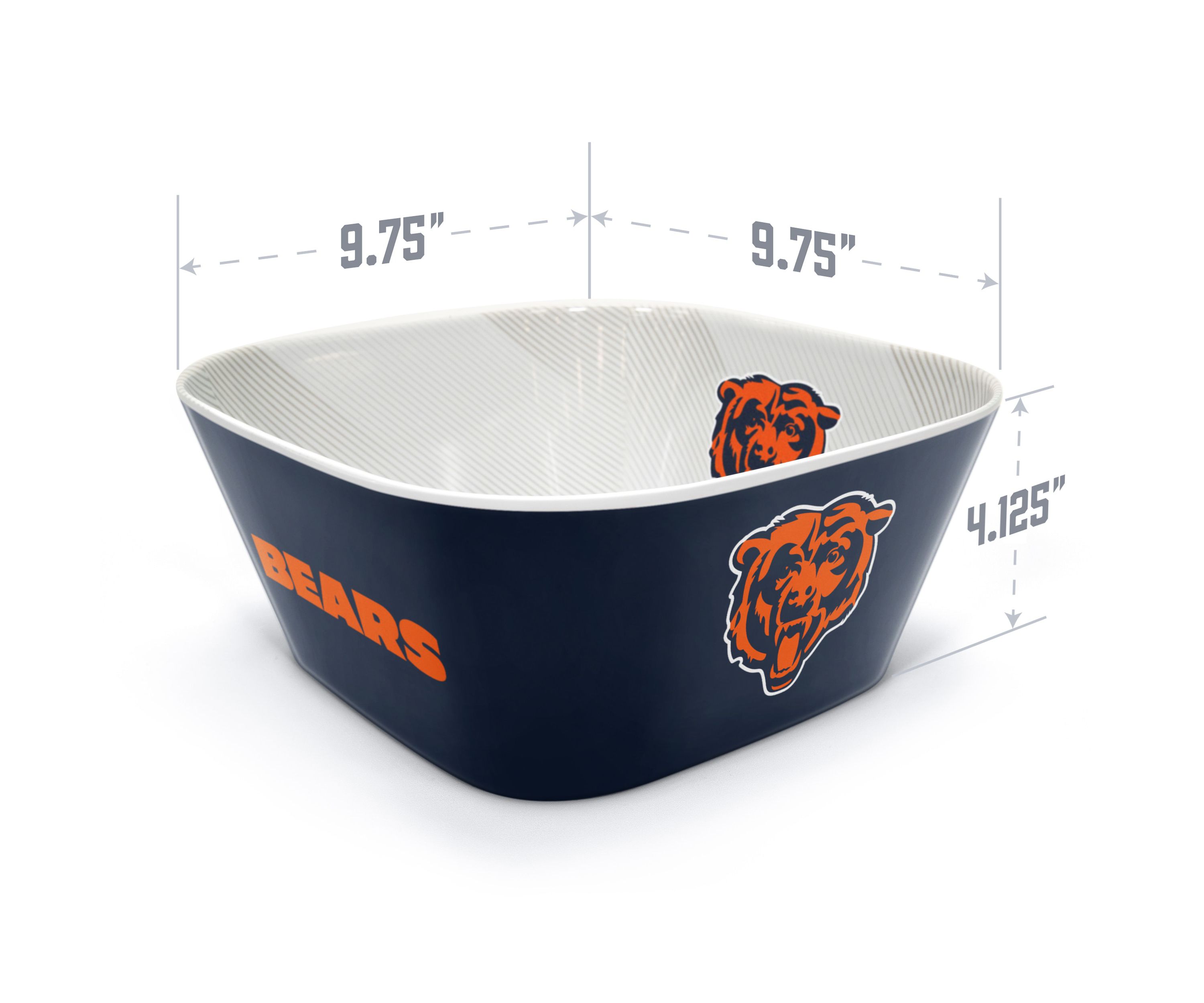 YouTheFan NFL Chicago Bears Large Party Bowl