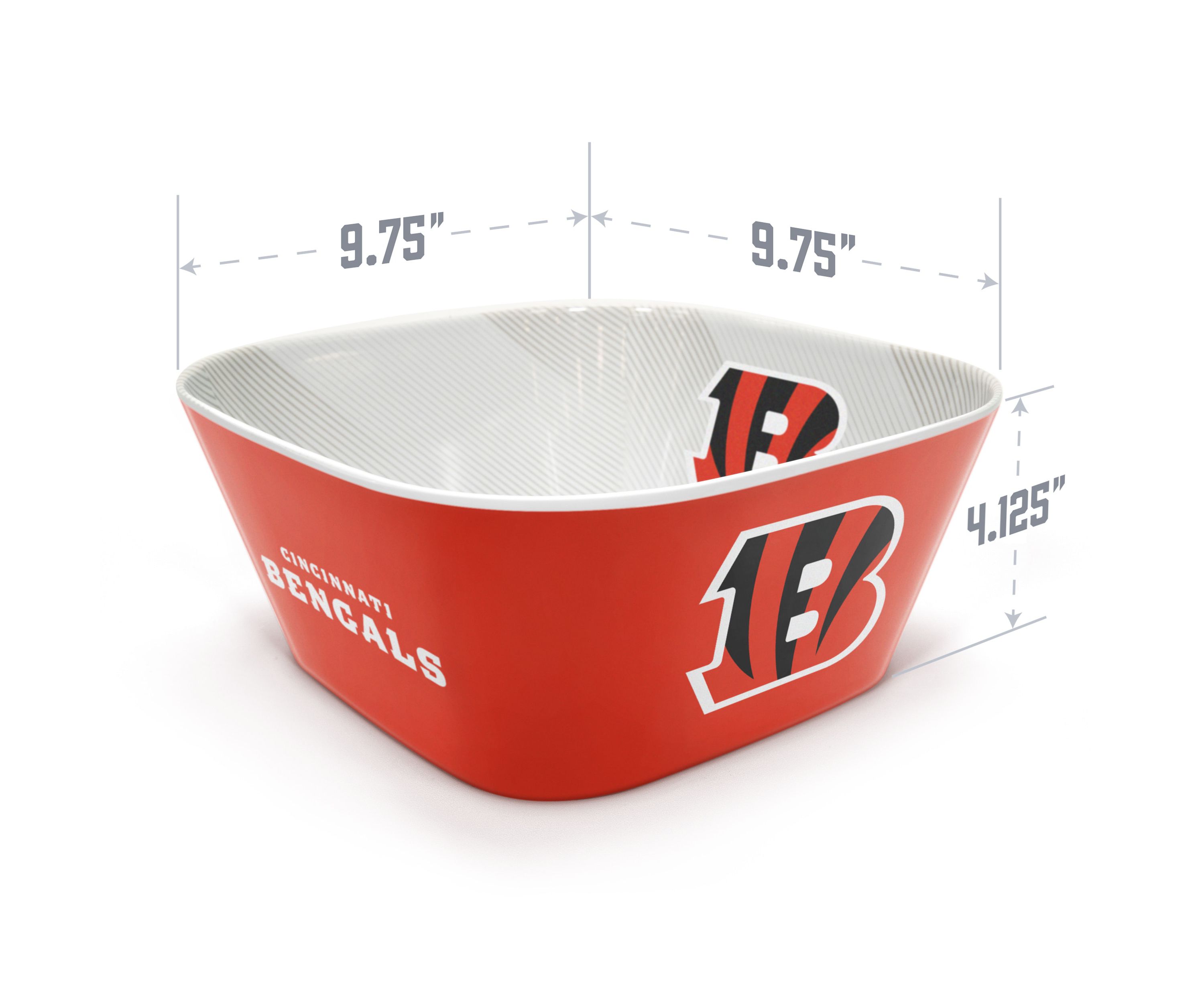 YouTheFan NFL Cincinnati Bengals Large Party Bowl