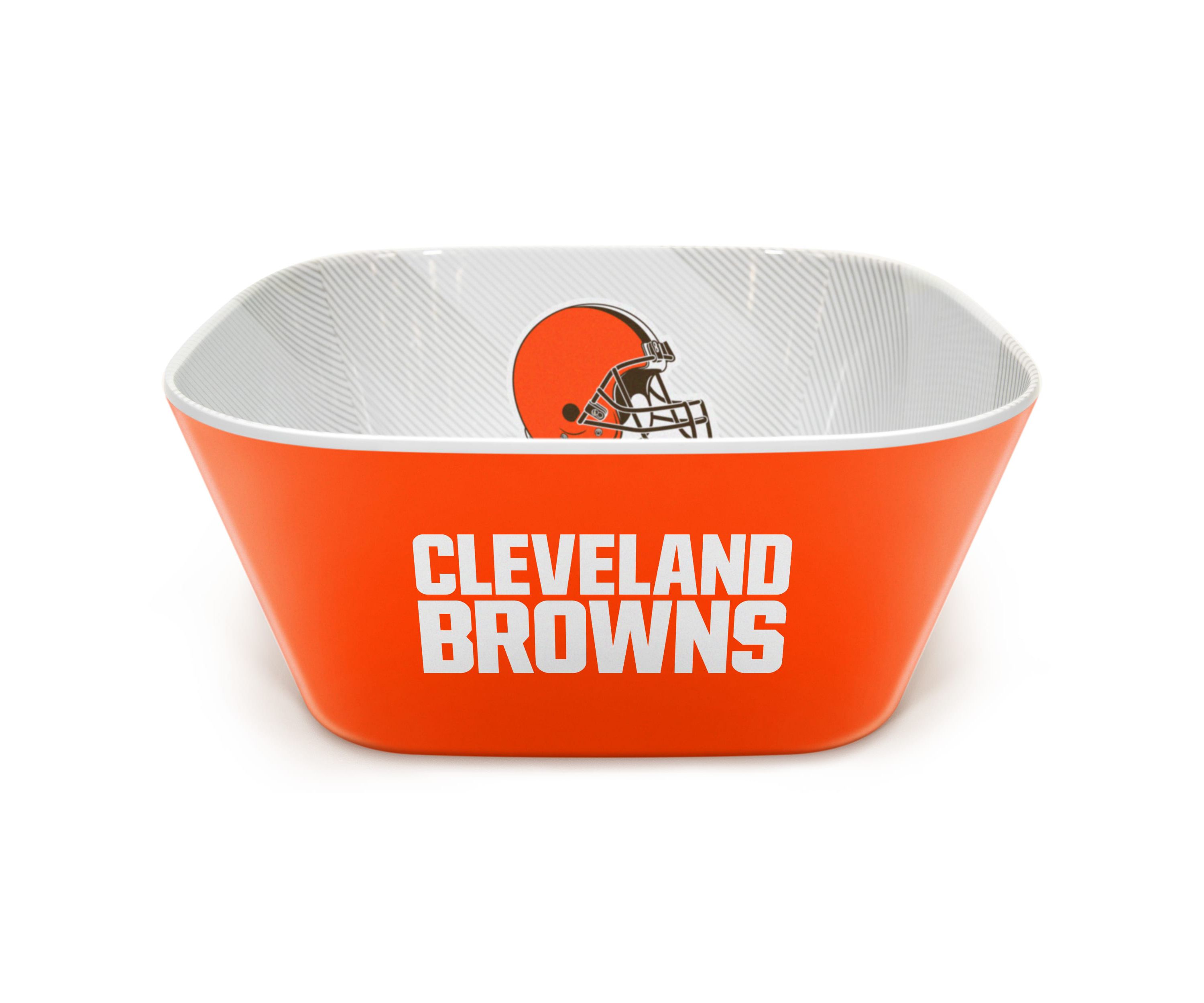 YouTheFan NFL Cleveland Browns Large Party Bowl