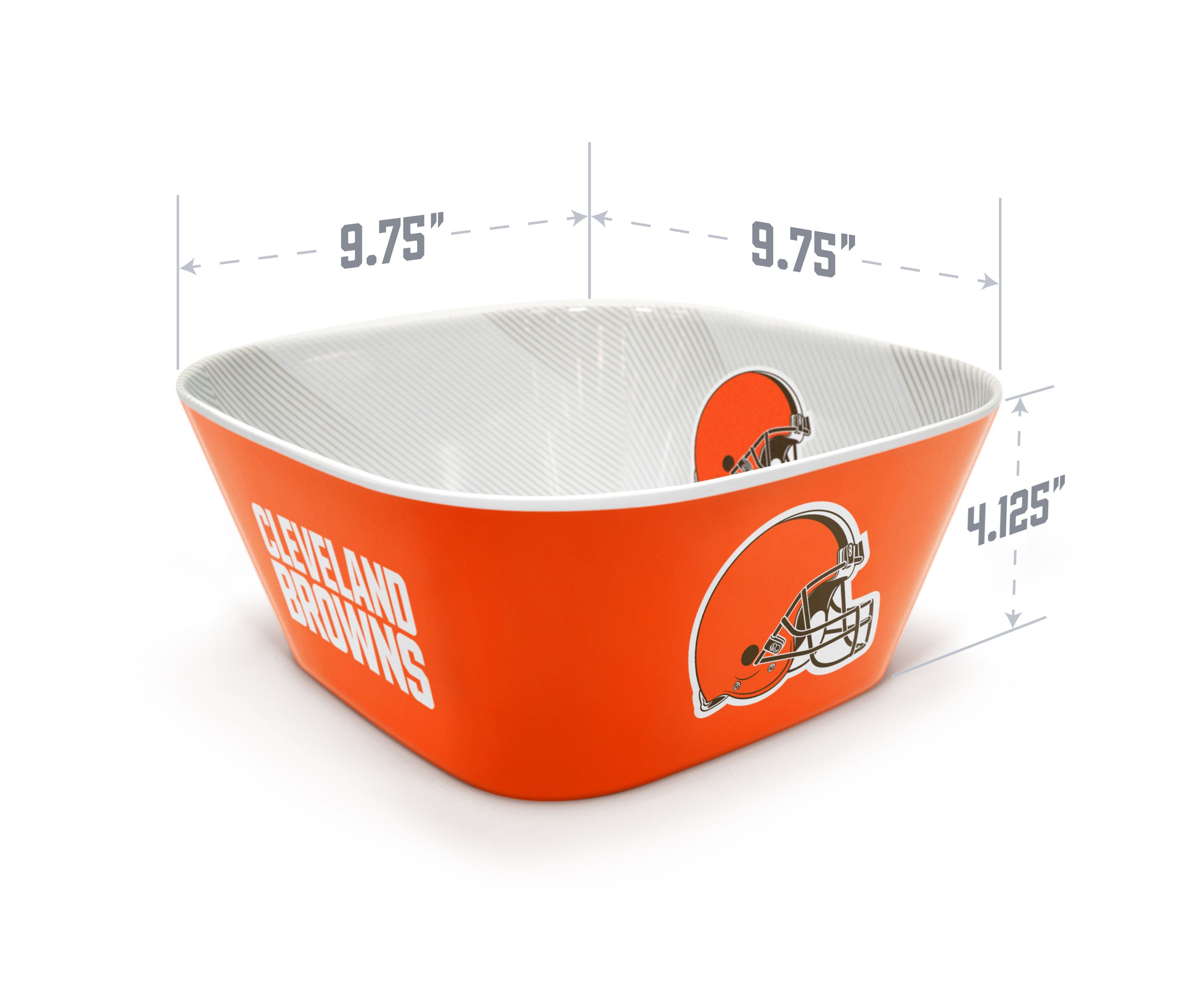 YouTheFan NFL Cleveland Browns Large Party Bowl