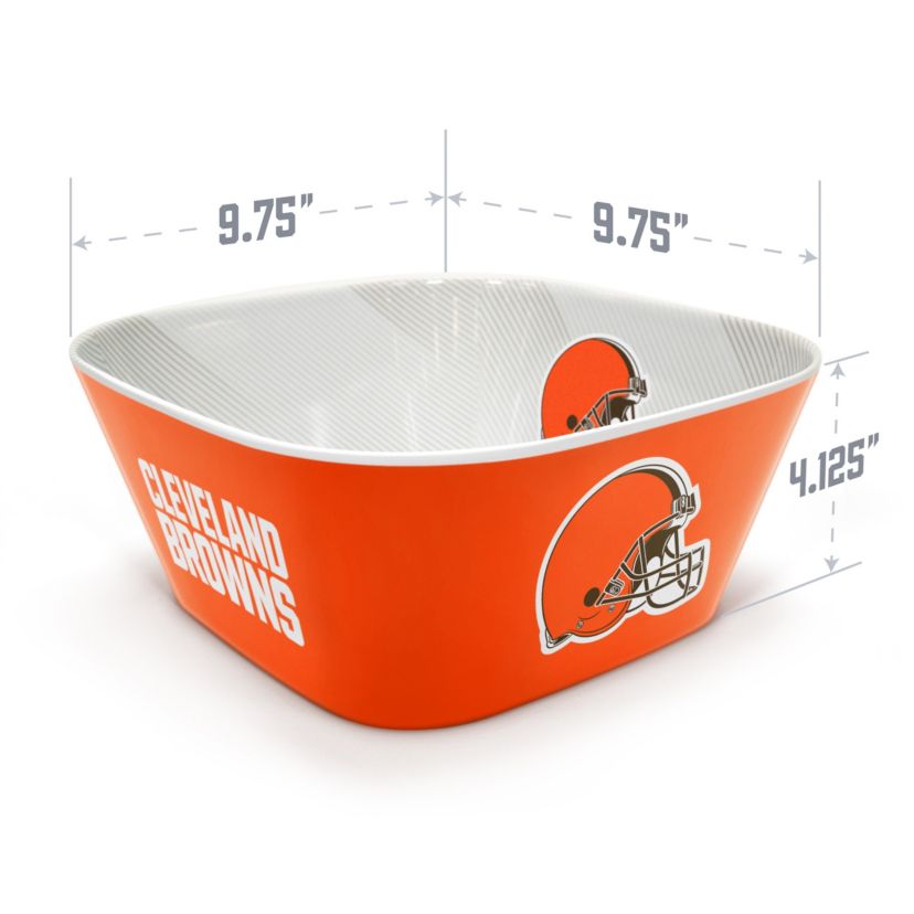 YouTheFan NFL Cleveland Browns Large Party Bowl