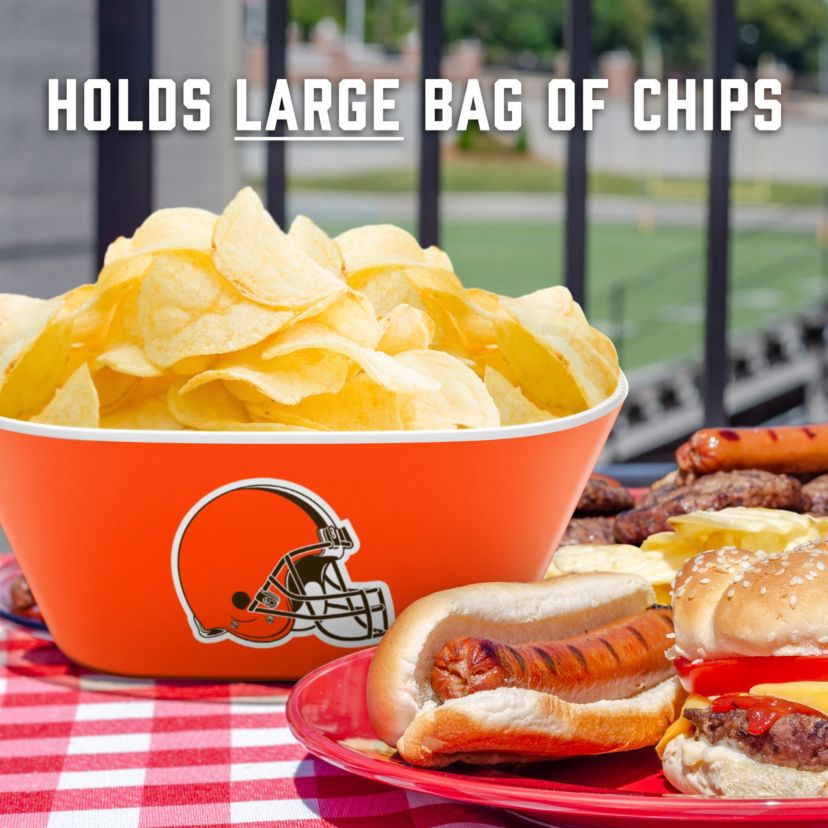 YouTheFan NFL Cleveland Browns Large Party Bowl