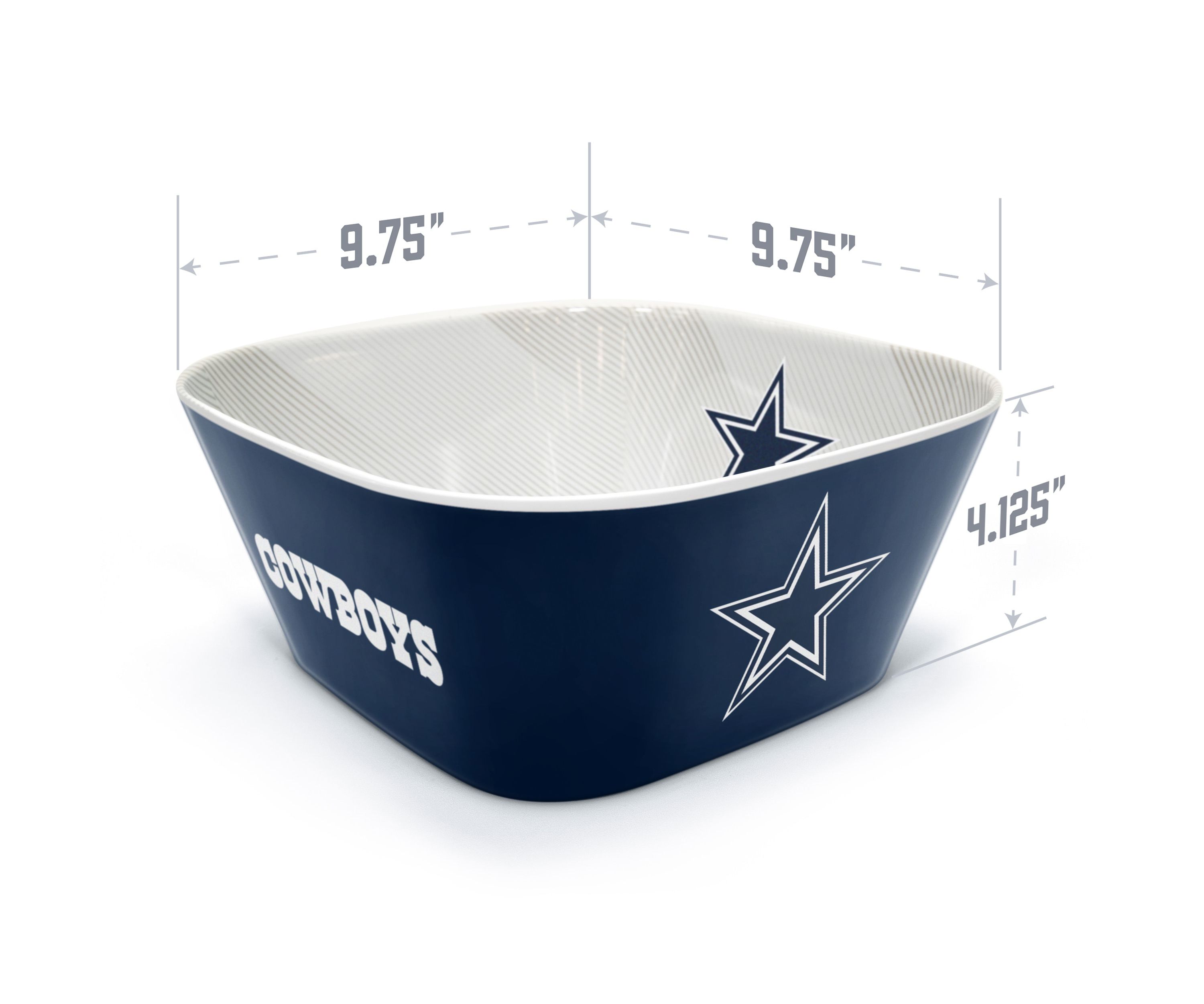 YouTheFan NFL Dallas Cowboys Large Party Bowl