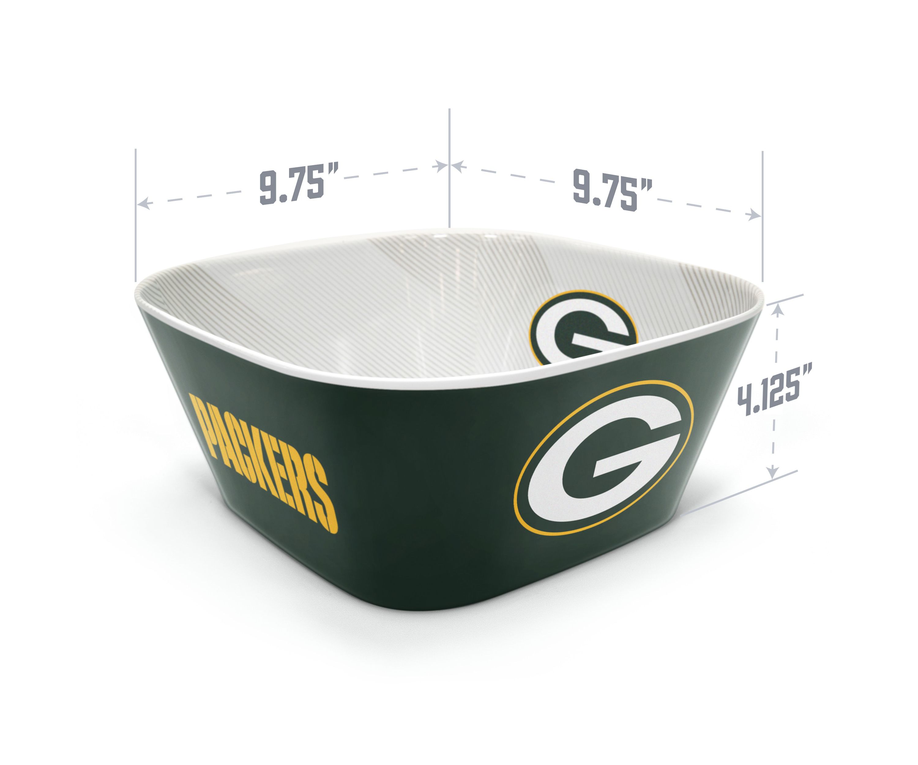 YouTheFan NFL Green Bay Packers Large Party Bowl