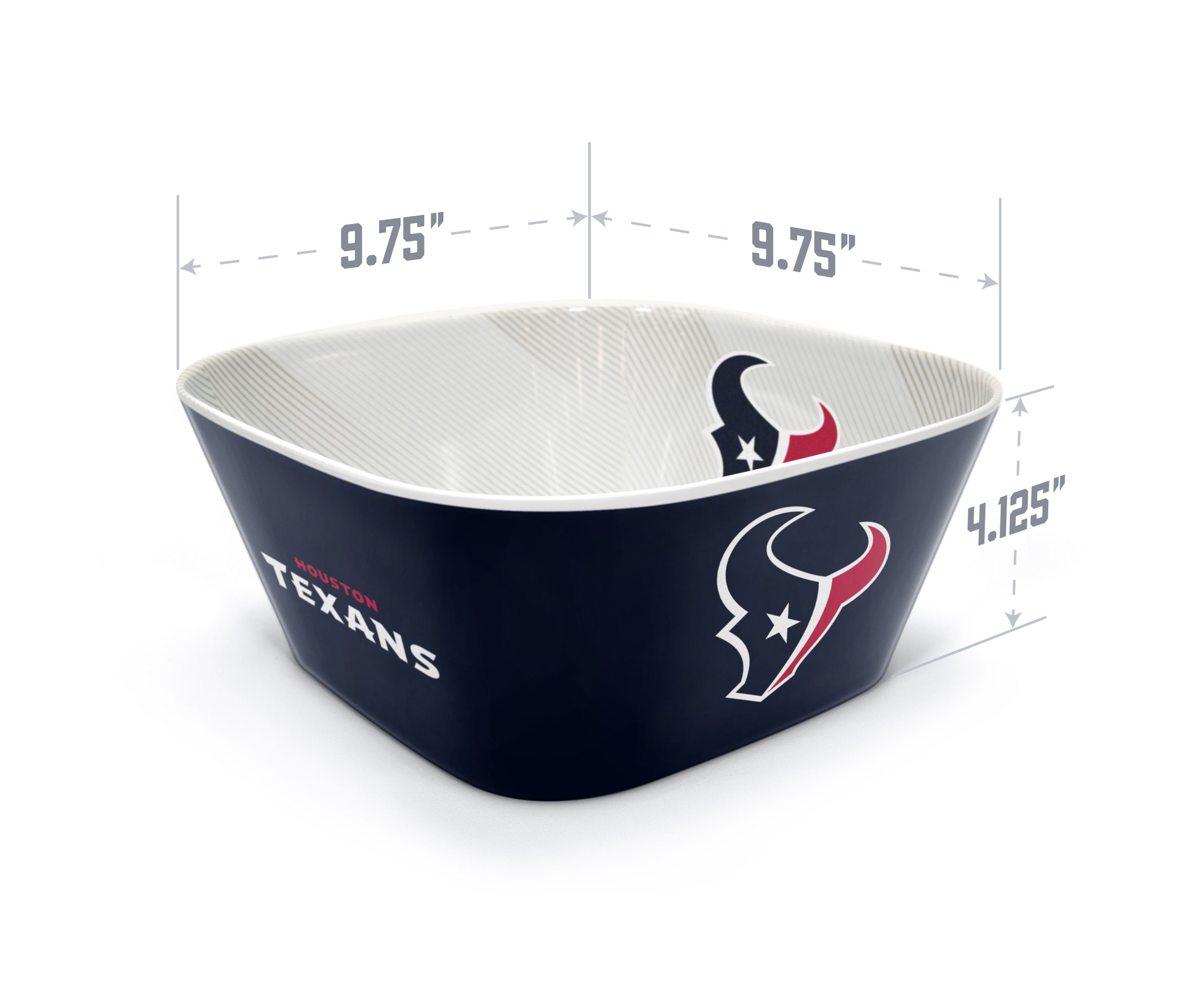 YouTheFan NFL Houston Texans Large Party Bowl