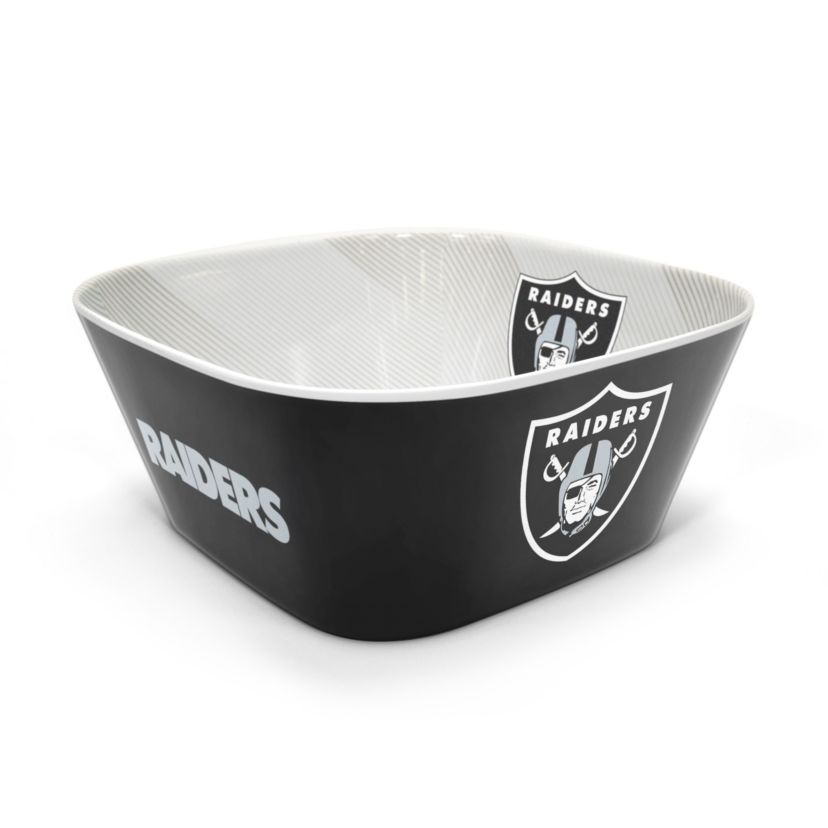 Oakland Raiders YouTheFan NFL Las Vegas Raiders Large Party Bowl