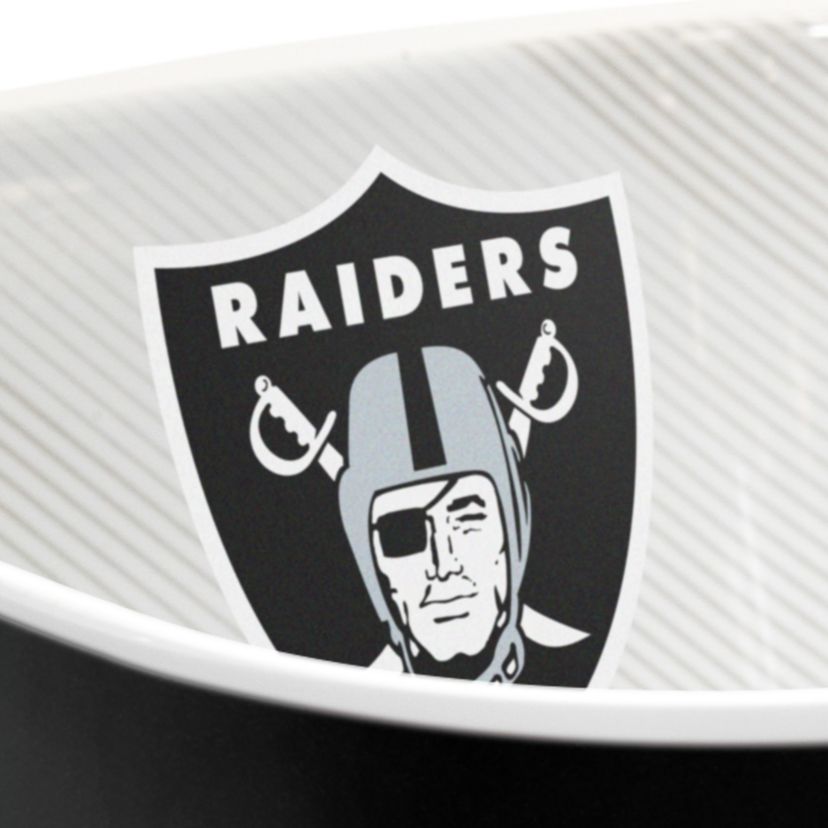 Oakland Raiders YouTheFan NFL Las Vegas Raiders Large Party Bowl