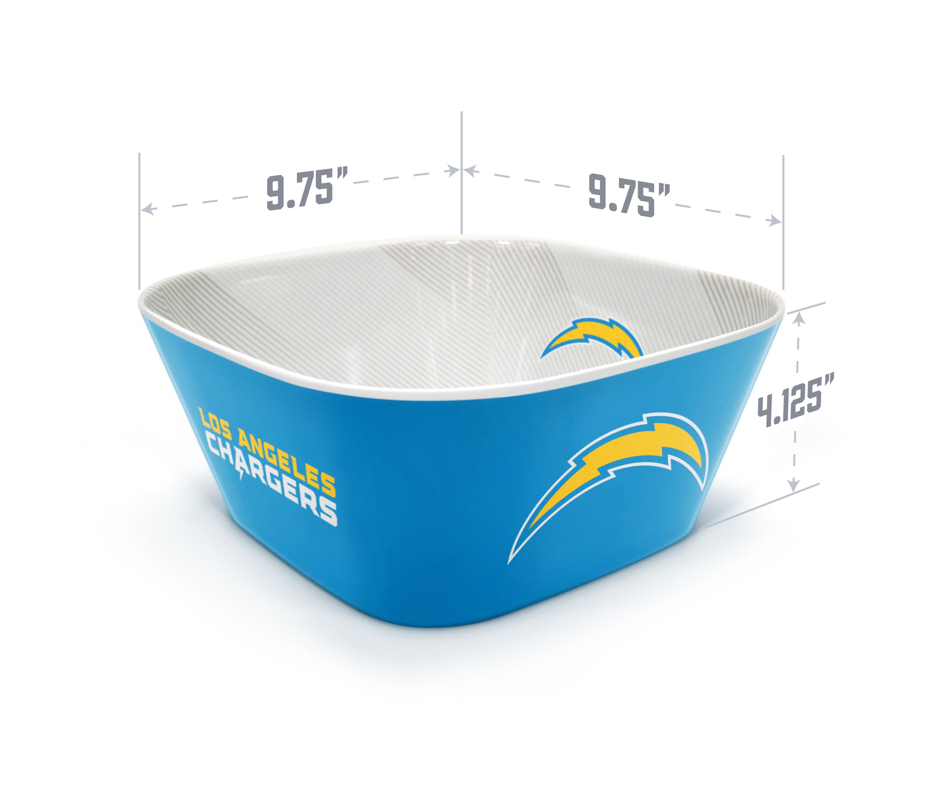 YouTheFan NFL Los Angeles Chargers Large Party Bowl
