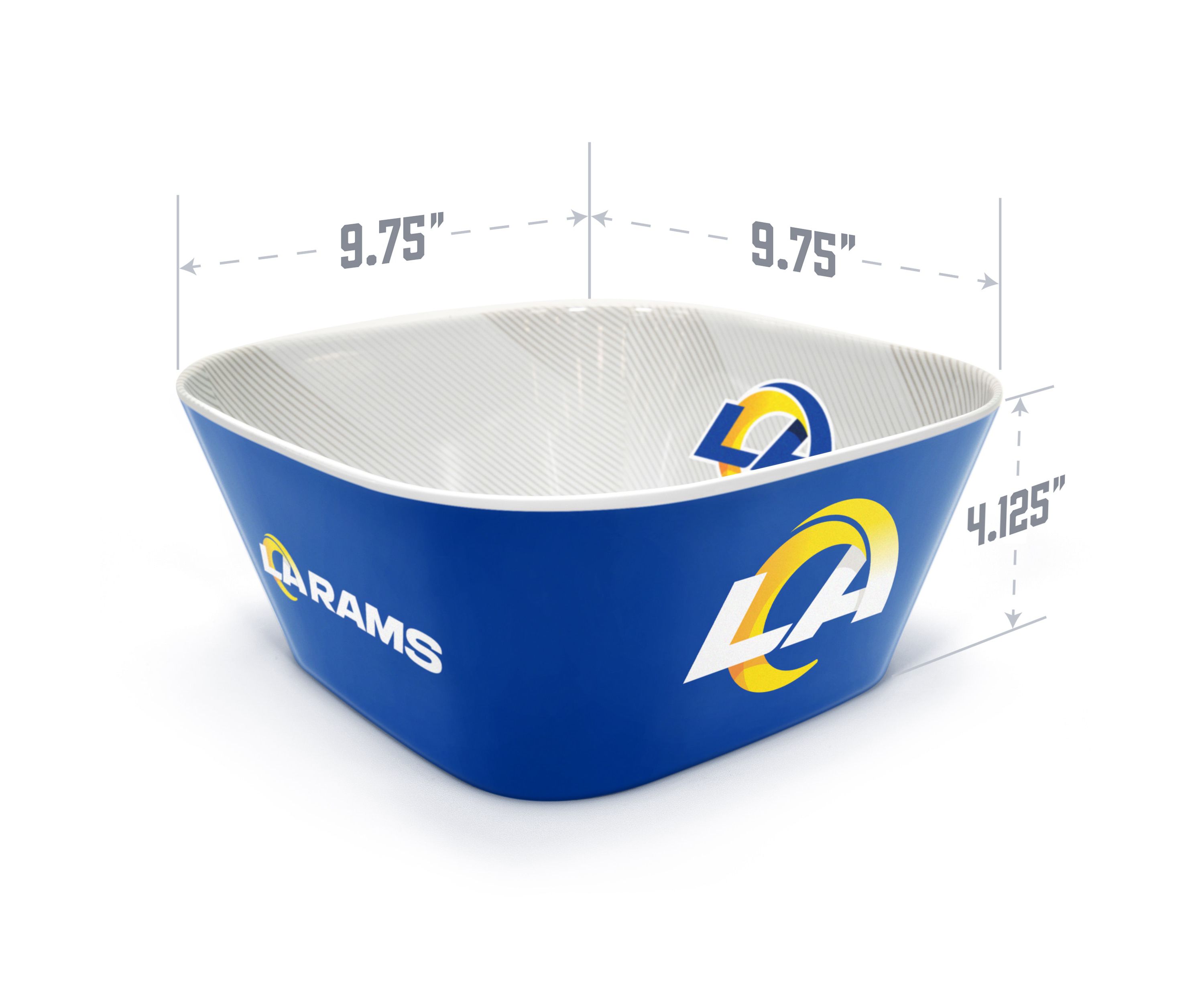 YouTheFan NFL Los Angeles Rams Large Party Bowl