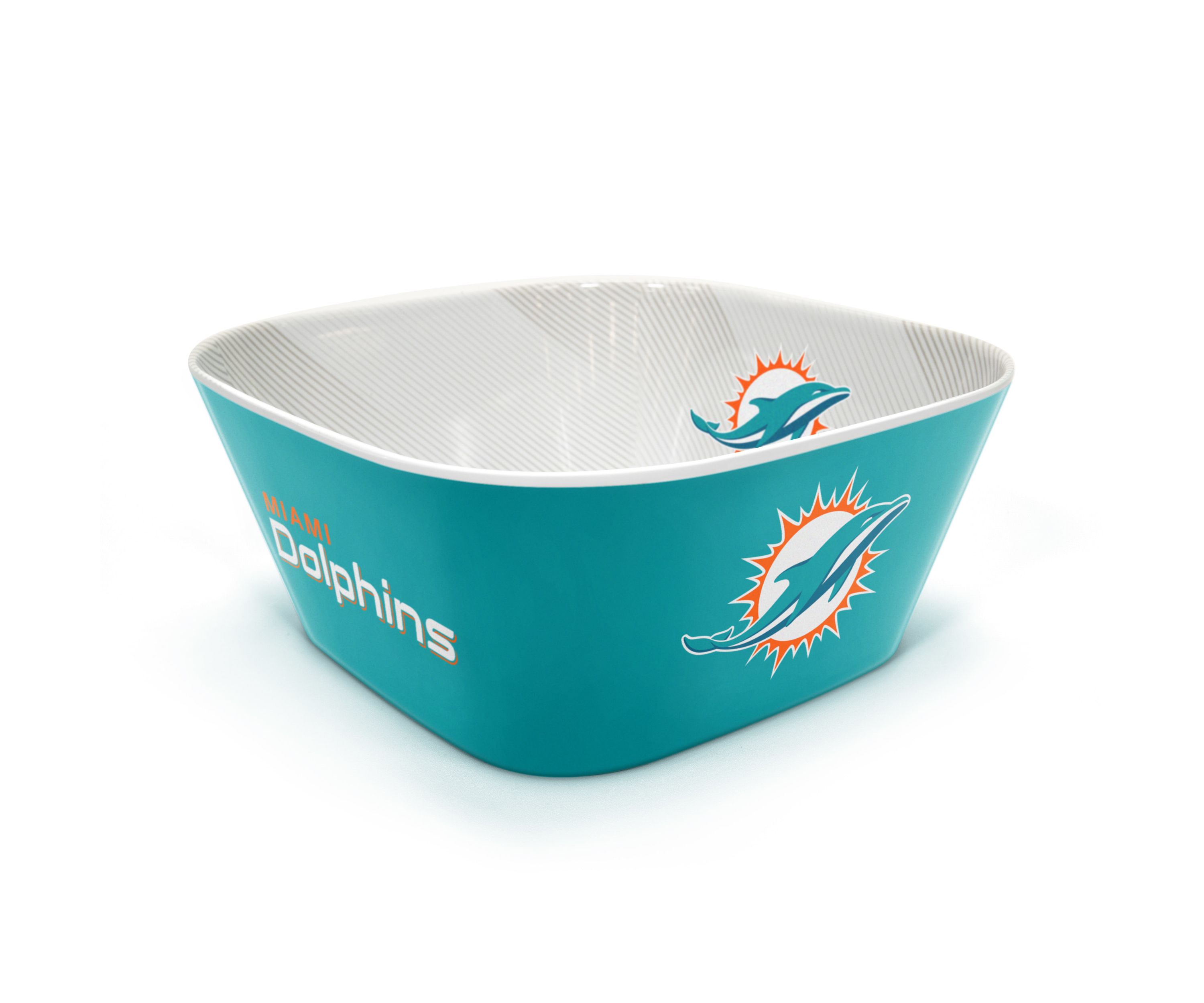 YouTheFan NFL Miami Dolphins Large Party Bowl