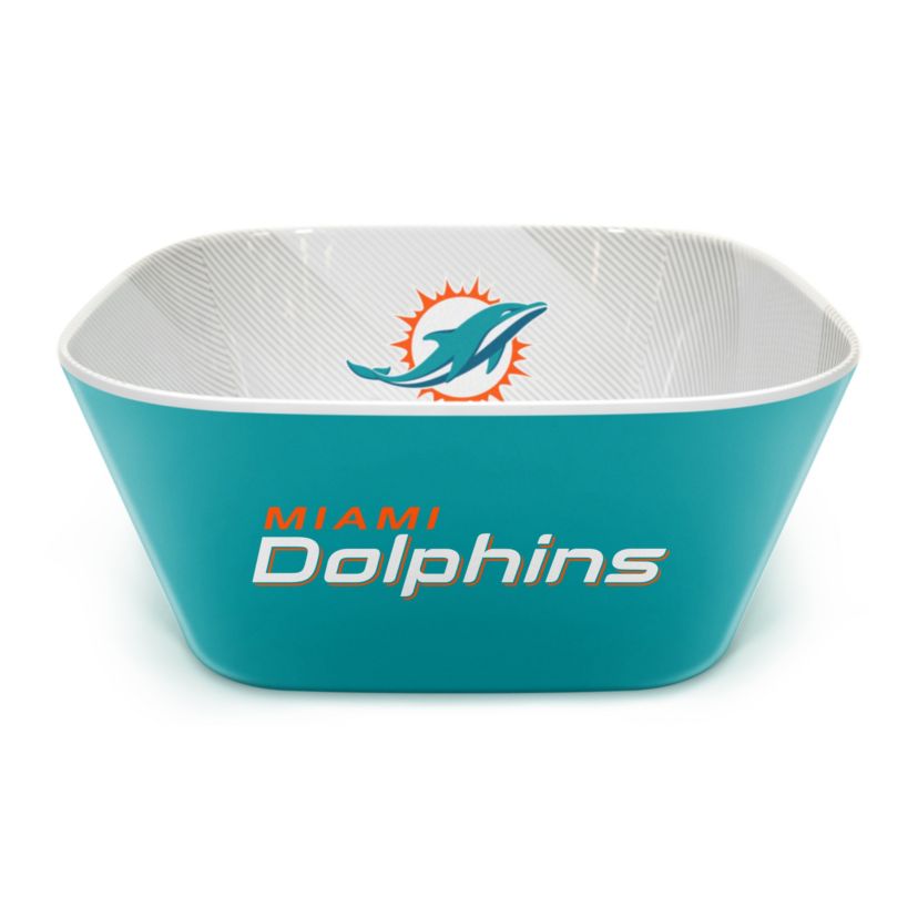 YouTheFan NFL Miami Dolphins Large Party Bowl