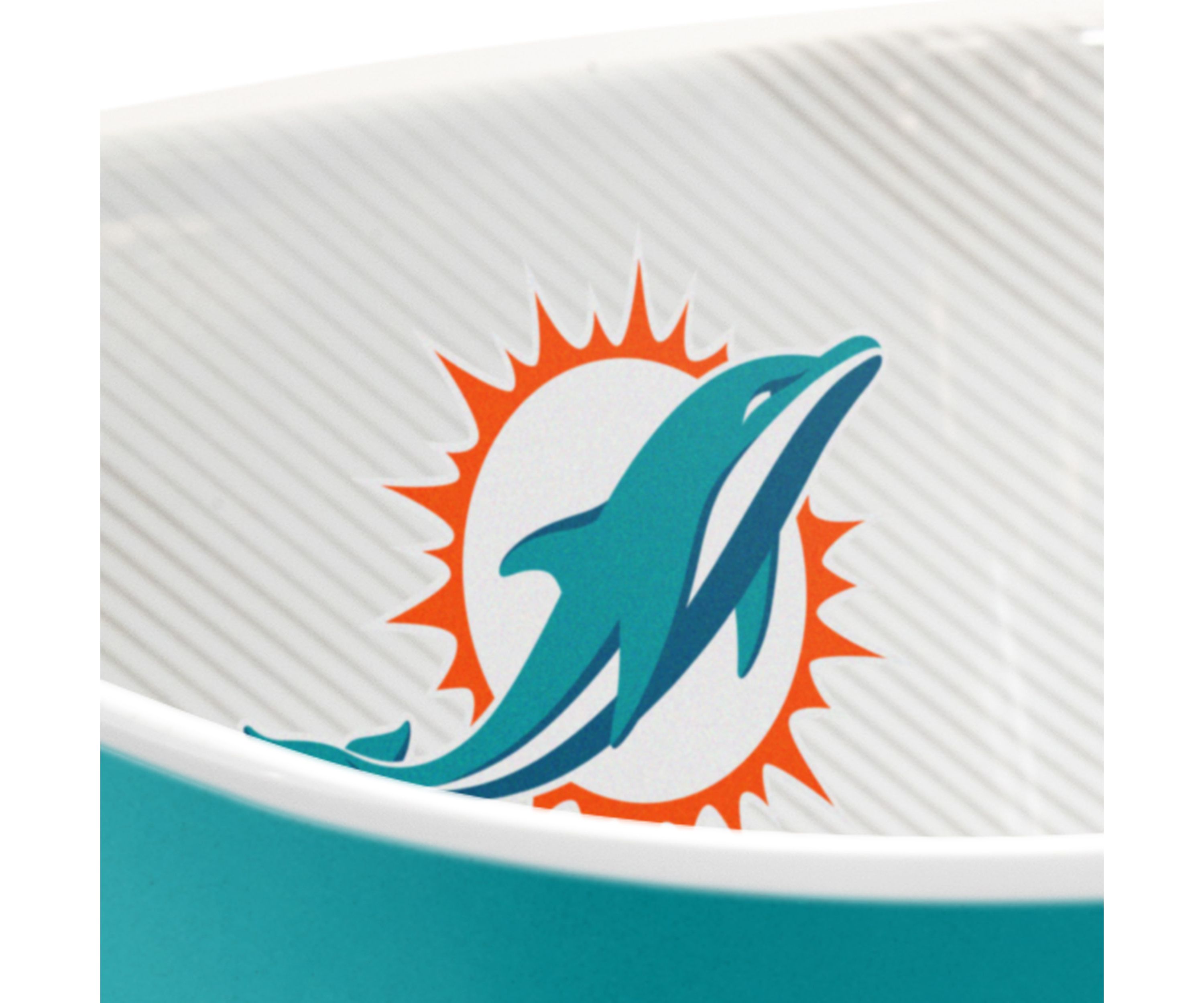 YouTheFan NFL Miami Dolphins Large Party Bowl