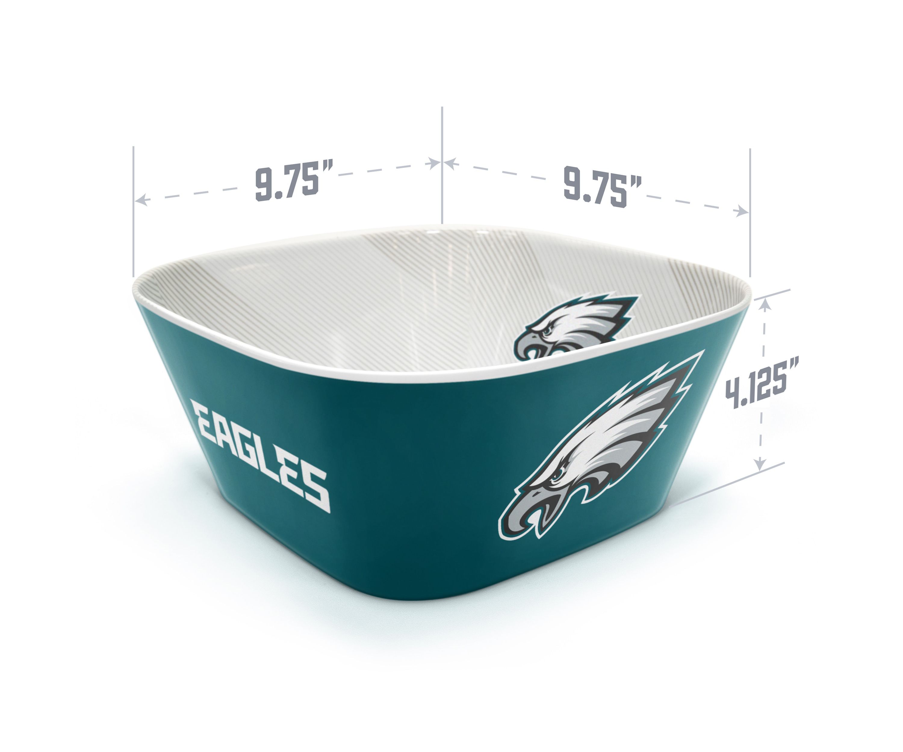 YouTheFan NFL Philadelphia Eagles Large Party Bowl