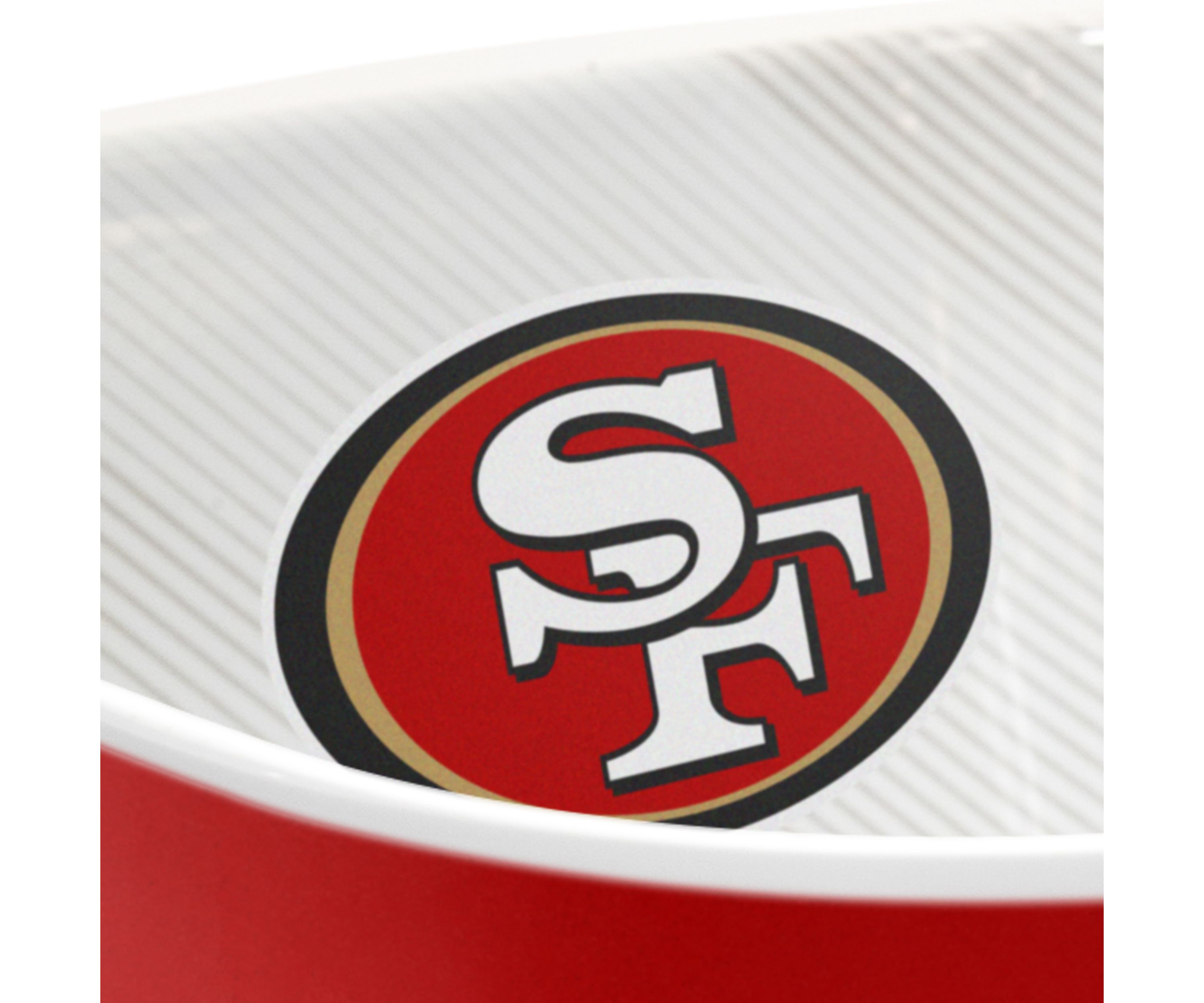 YouTheFan NFL San Francisco 49ers Large Party Bowl