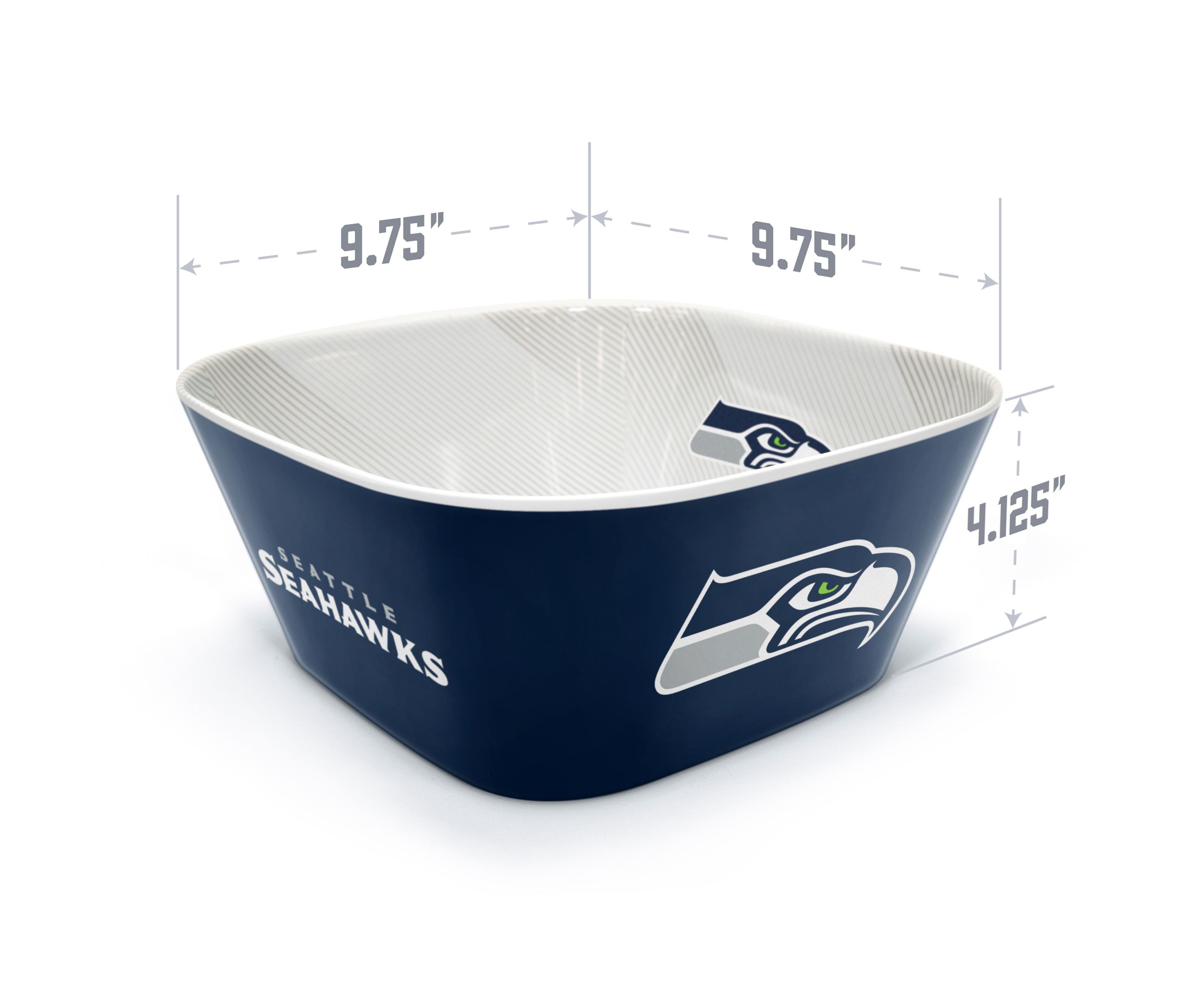 YouTheFan NFL Seattle Seahawks Large Party Bowl
