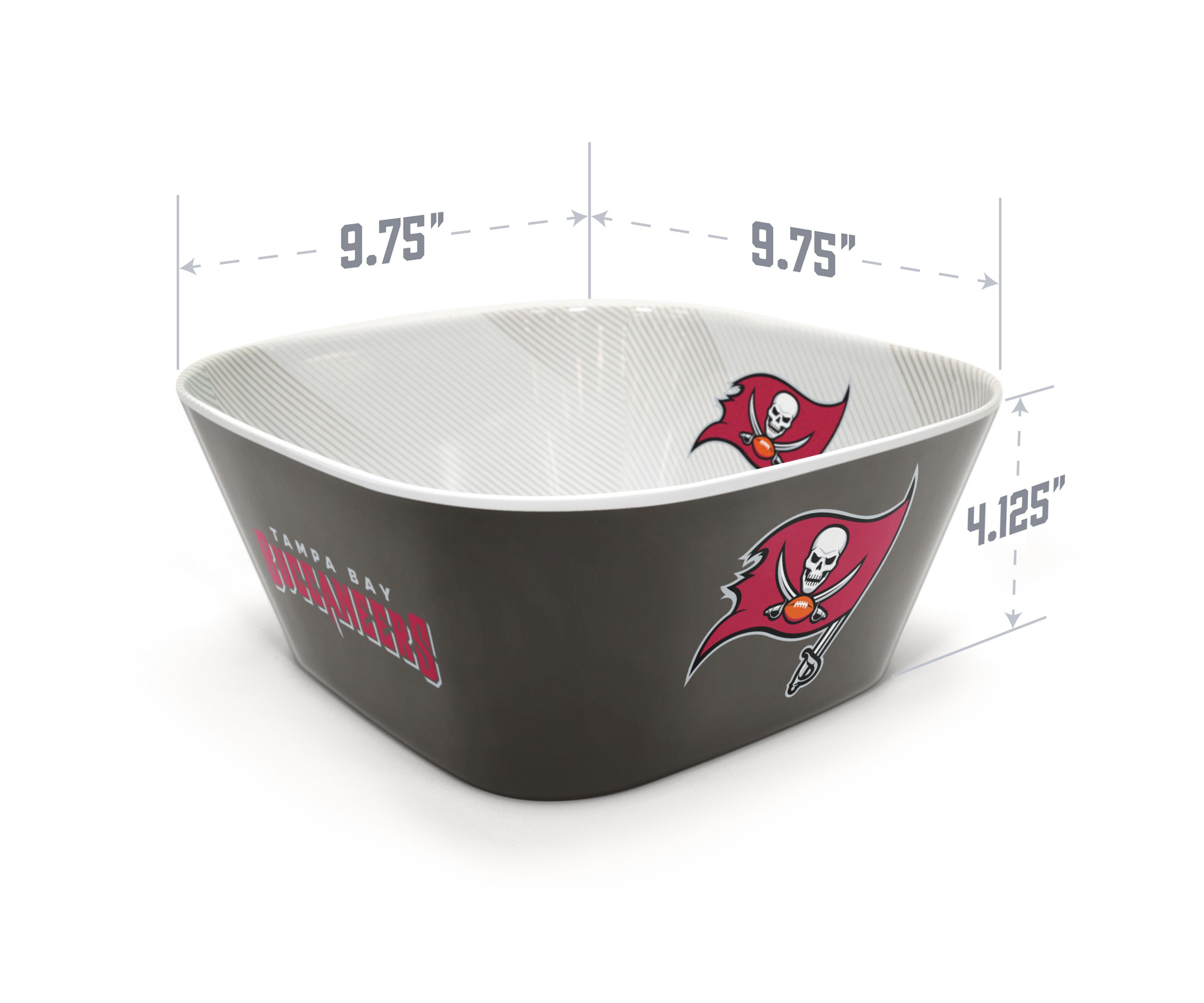 YouTheFan NFL Tampa Bay Buccaneers Large Party Bowl
