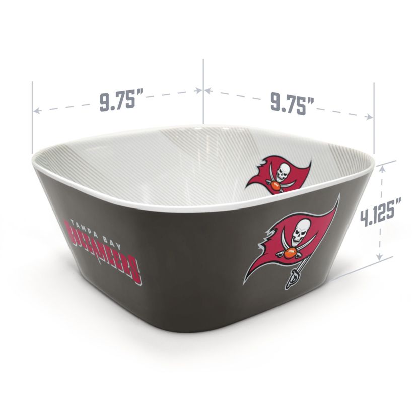 YouTheFan NFL Tampa Bay Buccaneers Large Party Bowl