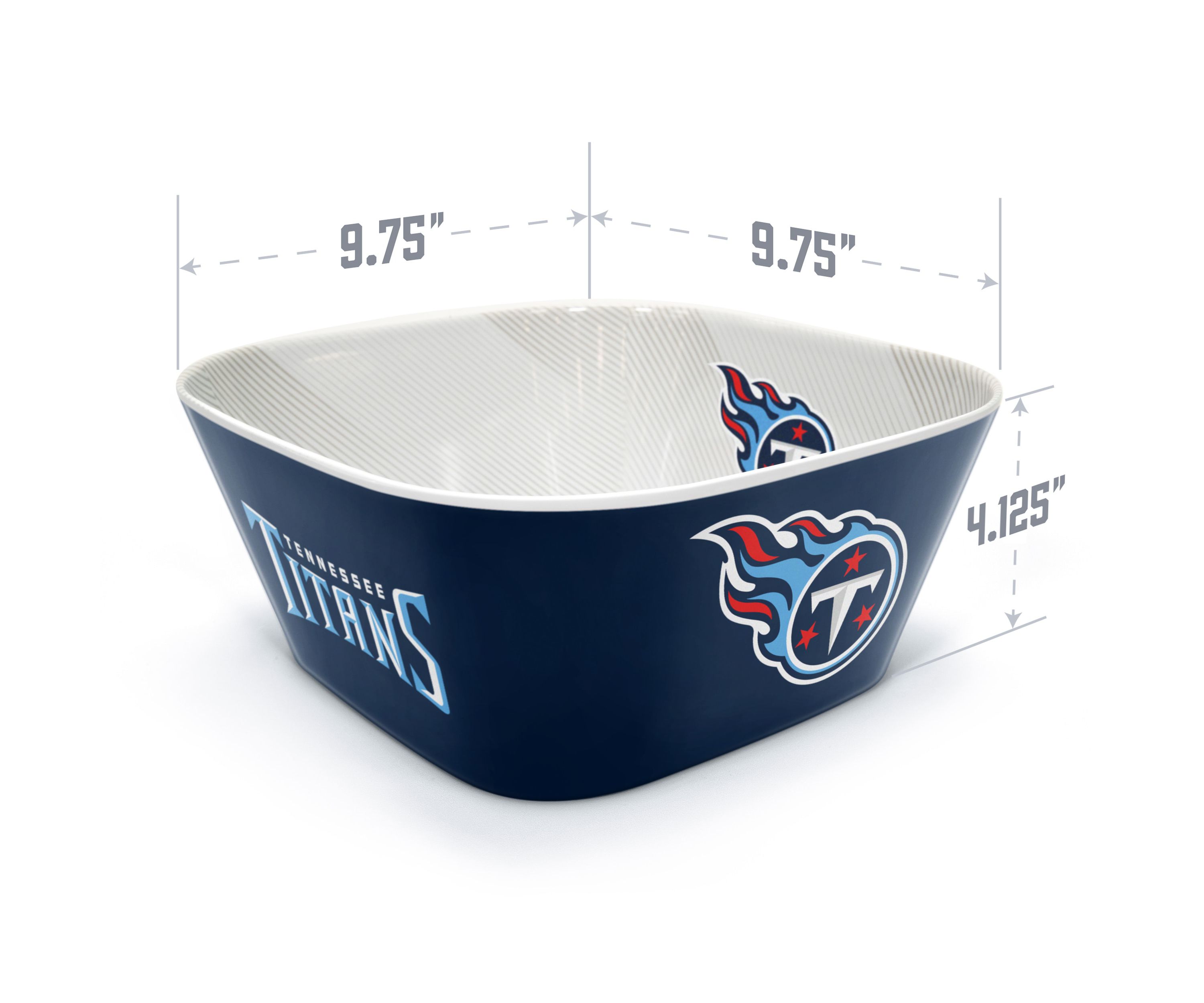 YouTheFan NFL Tennessee Titans Large Party Bowl
