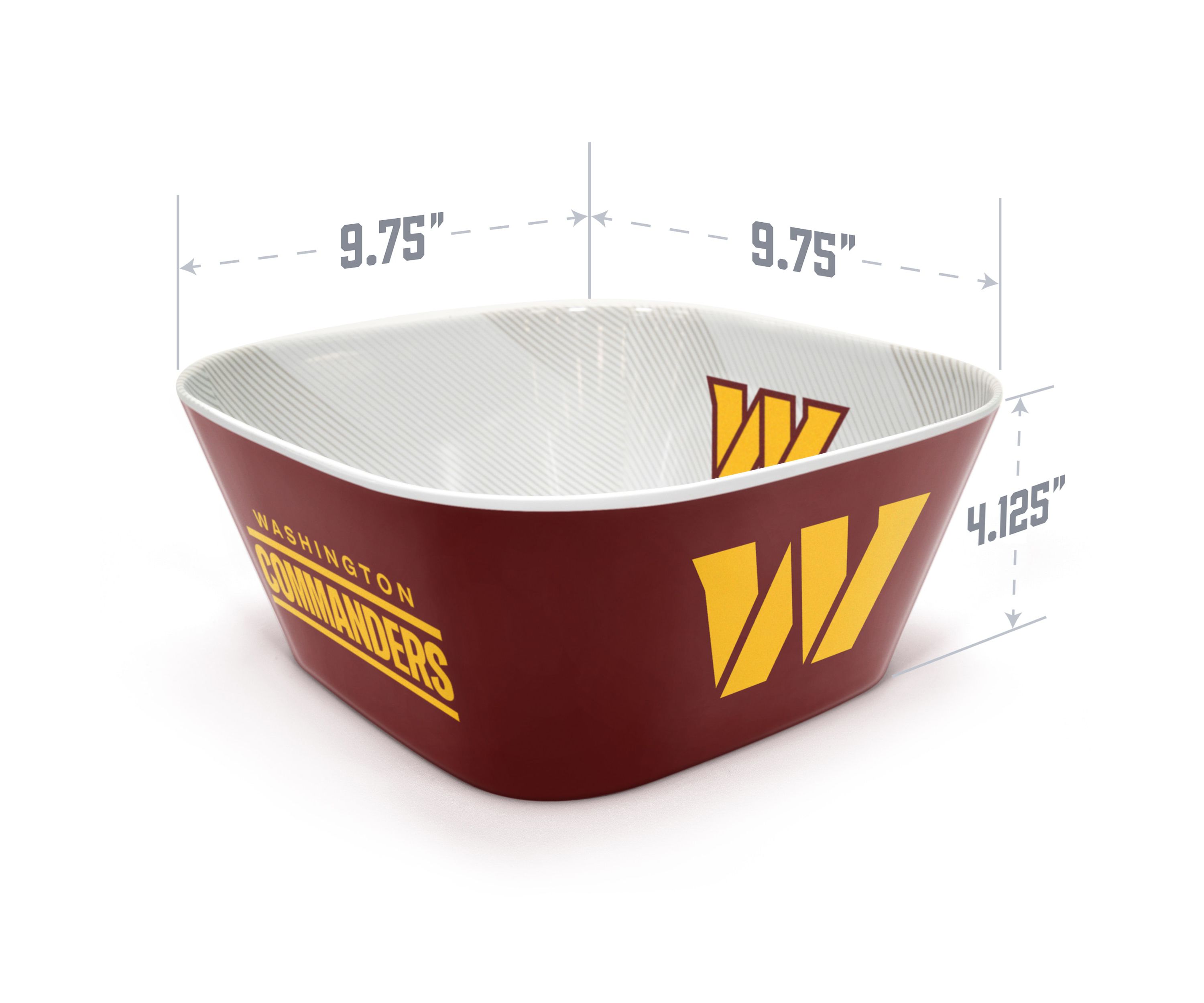 YouTheFan NFL Washington Commanders Large Party Bowl
